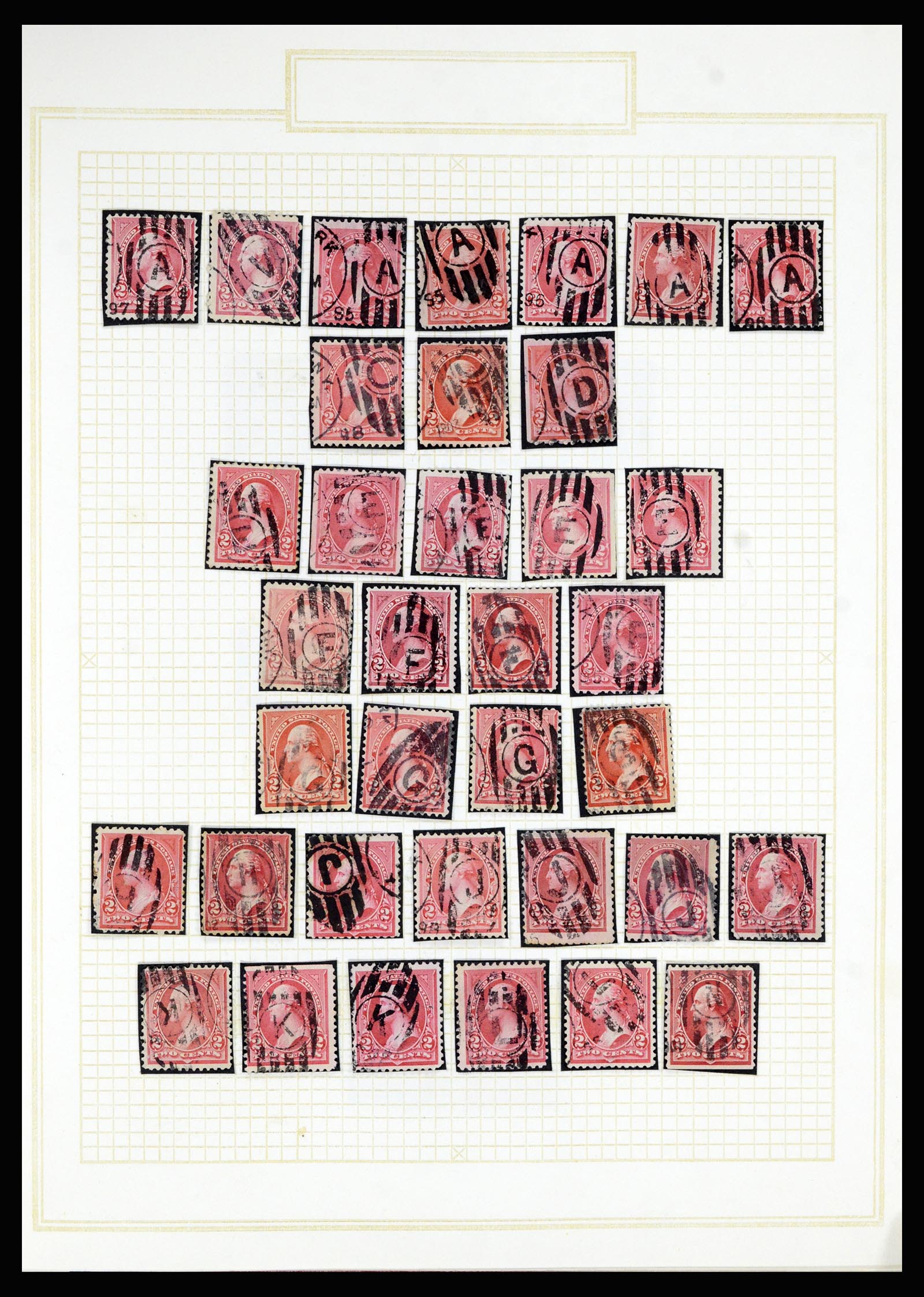 36866 019 - Postzegelverzameling 36866 USA uitzoekpartij.