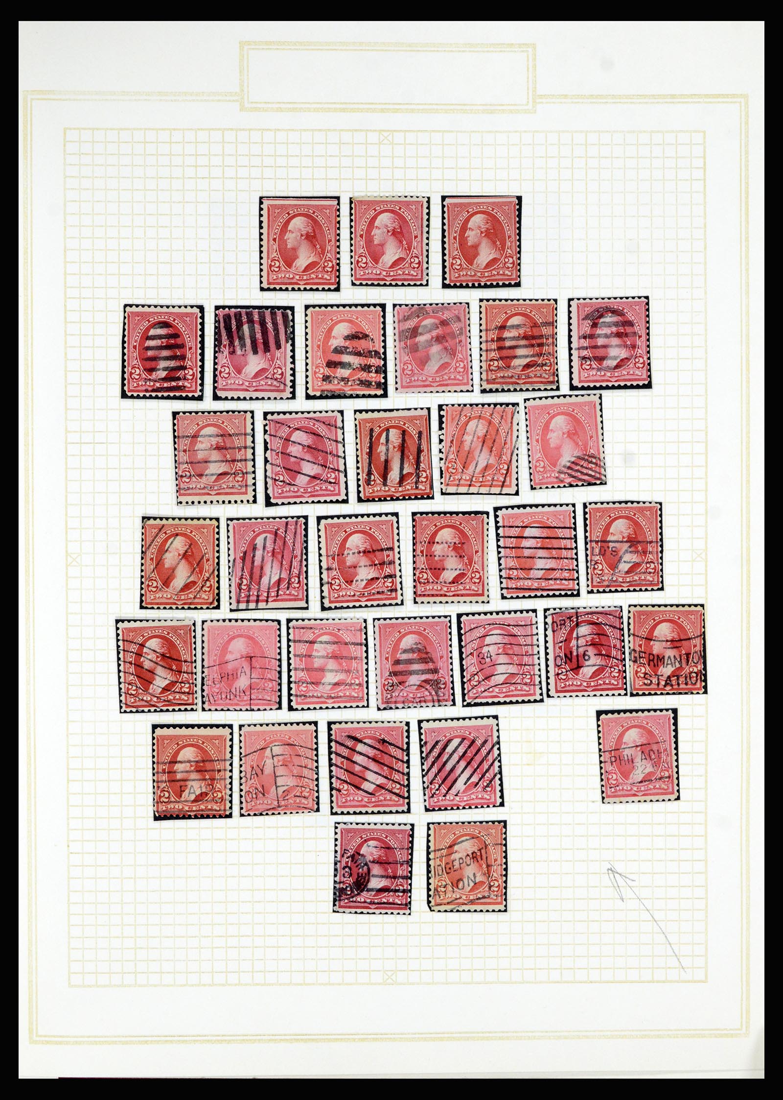 36866 021 - Stamp collection 36866 USA sorting lot.