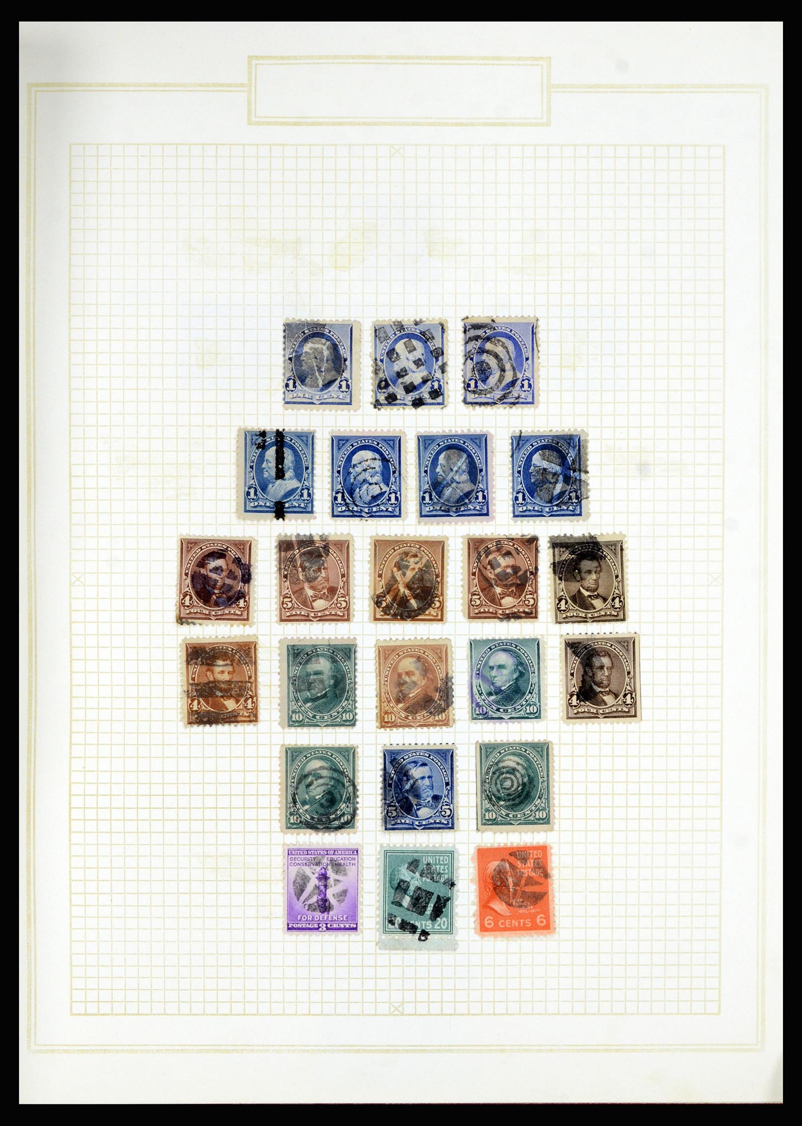 36866 024 - Stamp collection 36866 USA sorting lot.