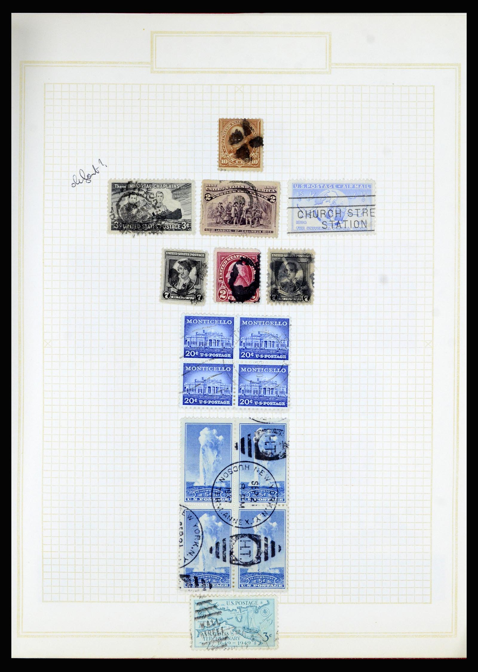 36866 025 - Stamp collection 36866 USA sorting lot.