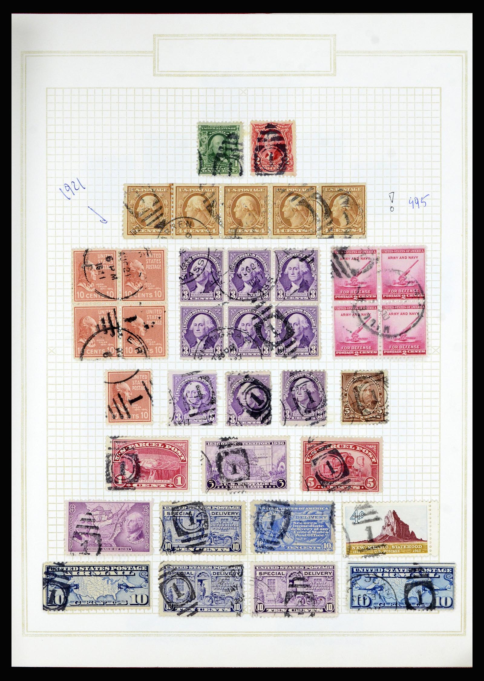 36866 026 - Stamp collection 36866 USA sorting lot.