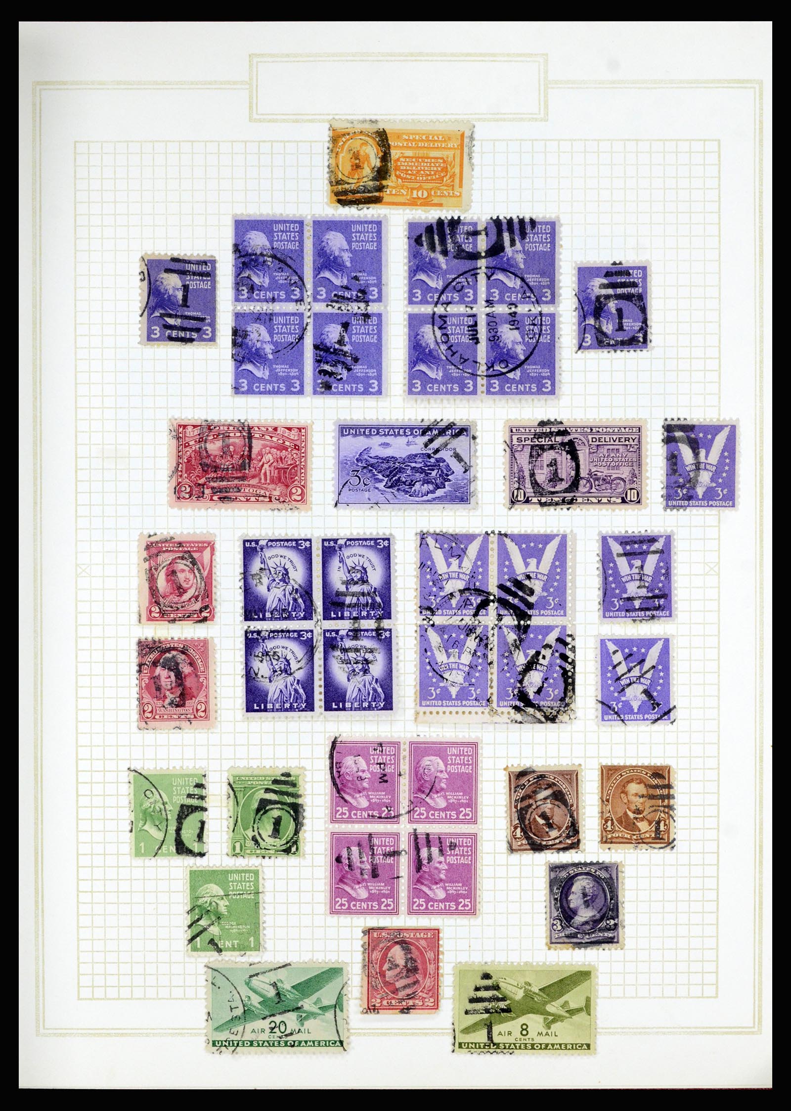 36866 027 - Stamp collection 36866 USA sorting lot.