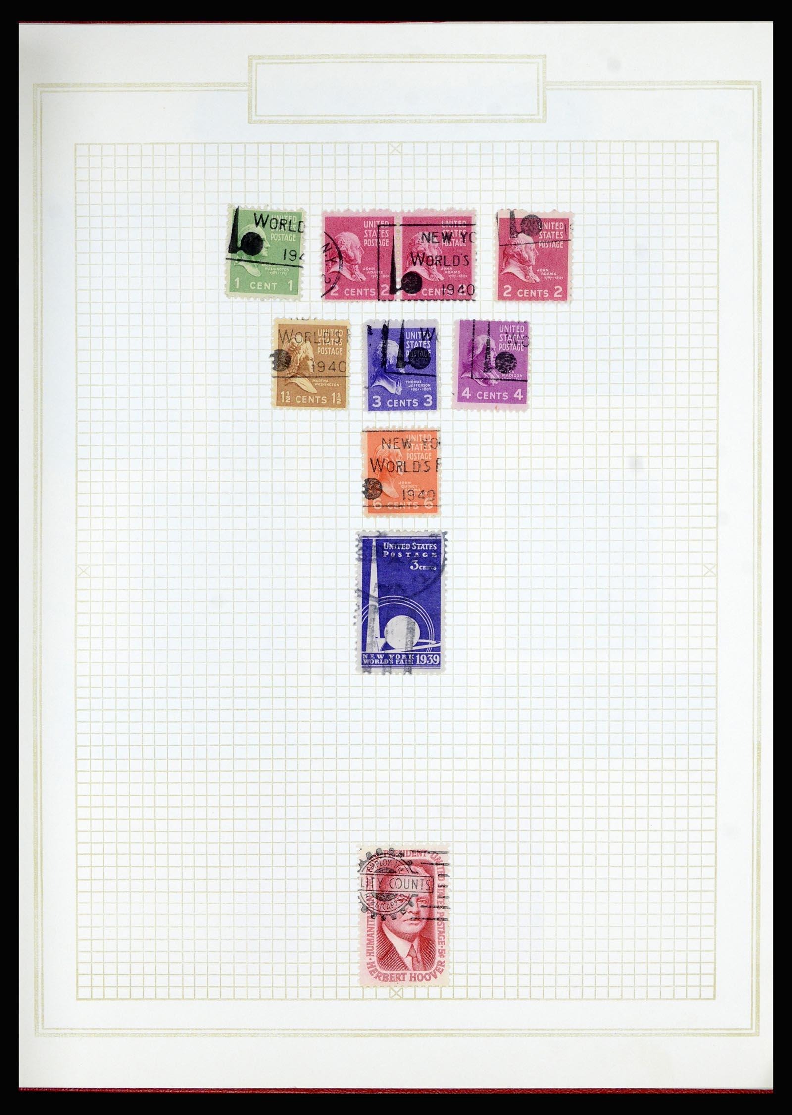 36866 030 - Stamp collection 36866 USA sorting lot.