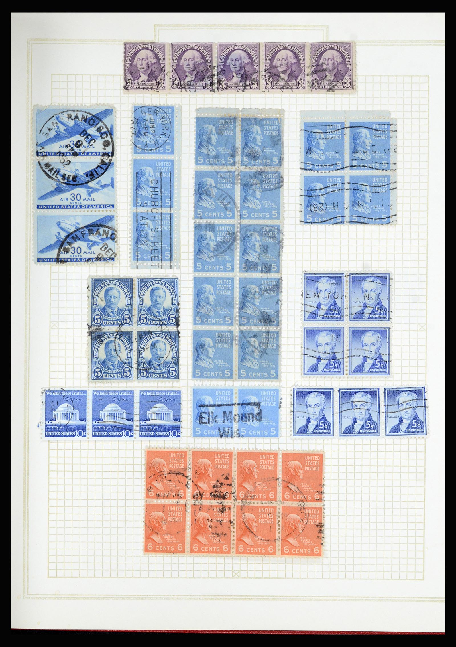 36866 031 - Stamp collection 36866 USA sorting lot.