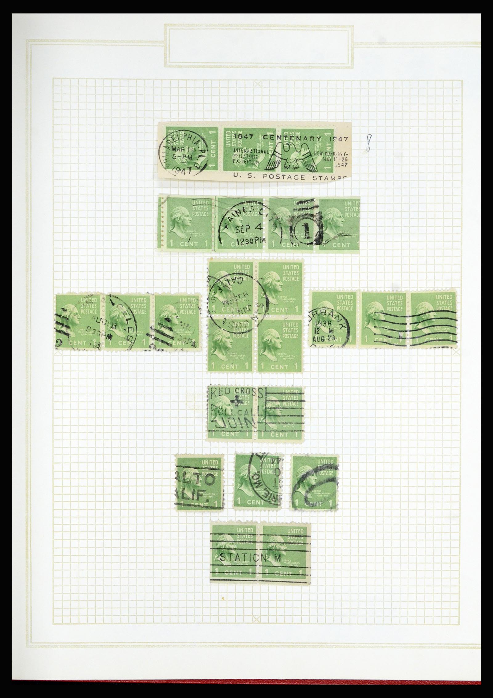 36866 032 - Stamp collection 36866 USA sorting lot.