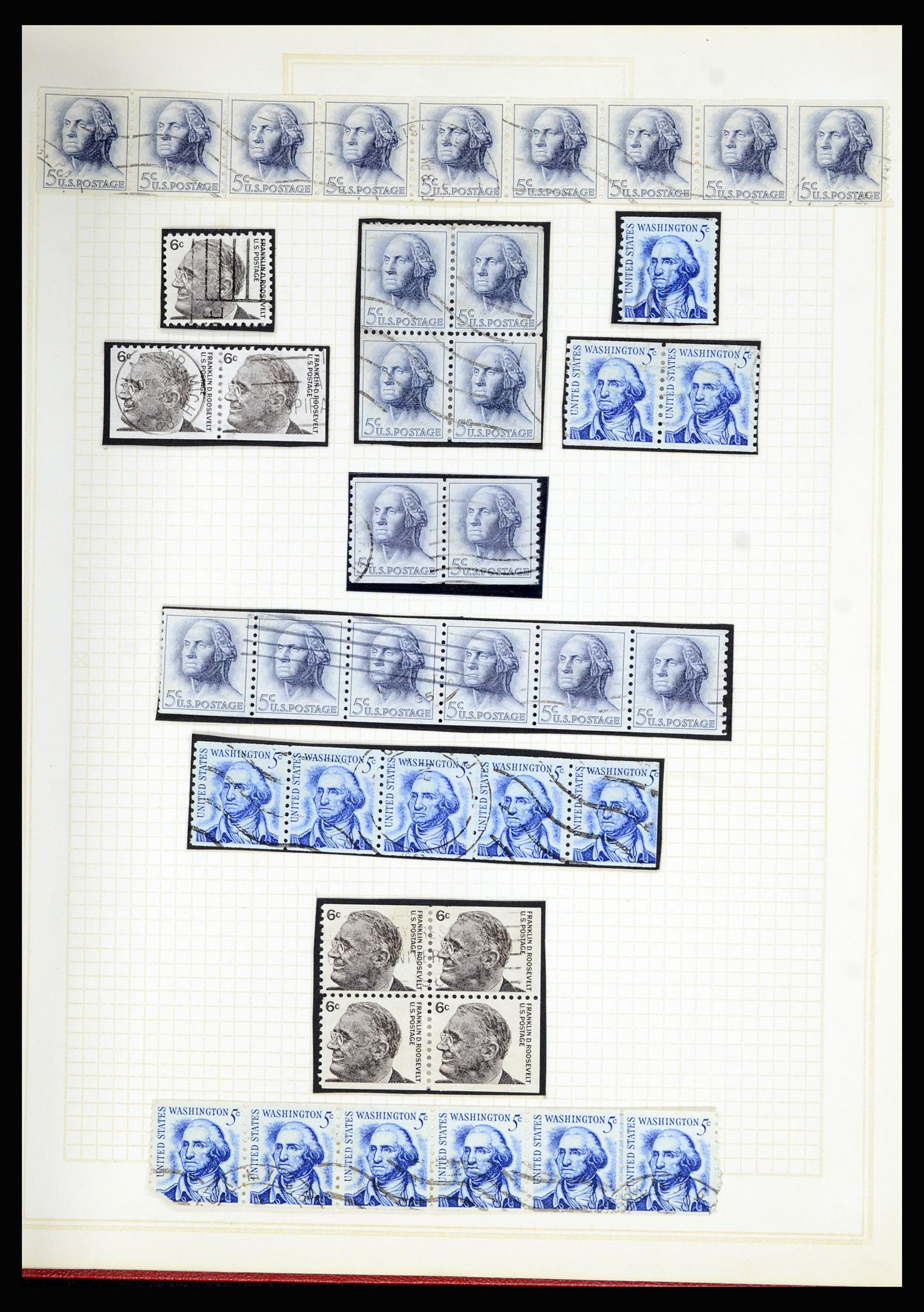 36866 033 - Stamp collection 36866 USA sorting lot.
