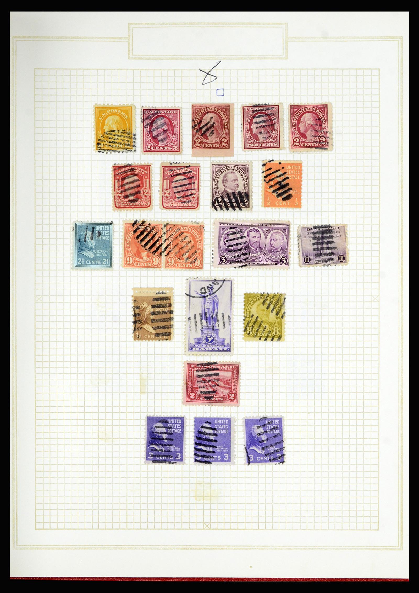36866 037 - Stamp collection 36866 USA sorting lot.