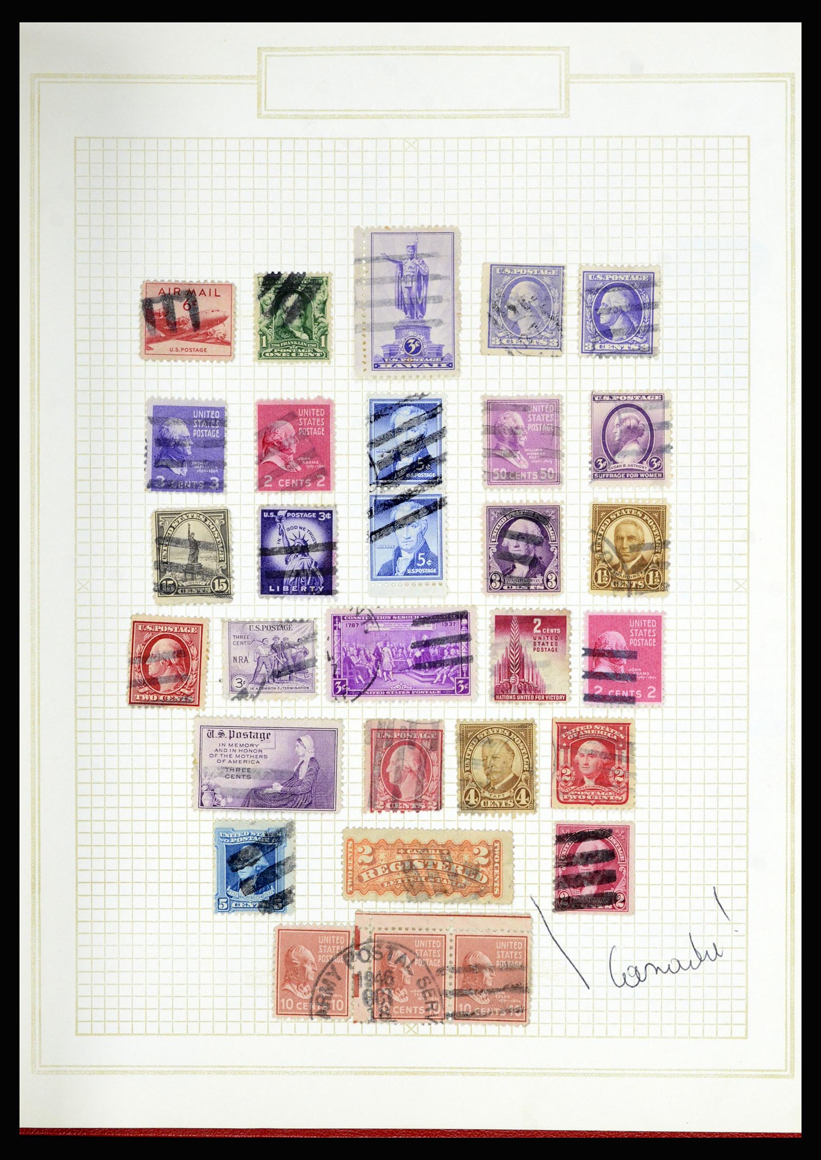 36866 039 - Stamp collection 36866 USA sorting lot.