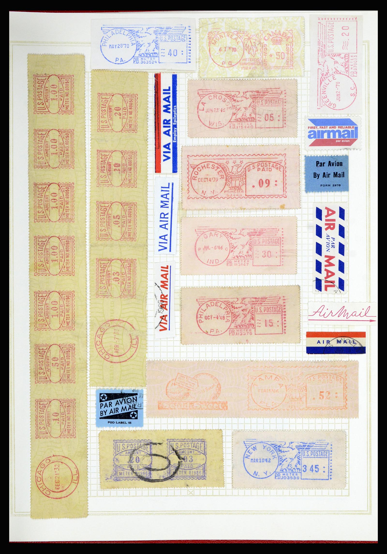 36866 040 - Stamp collection 36866 USA sorting lot.