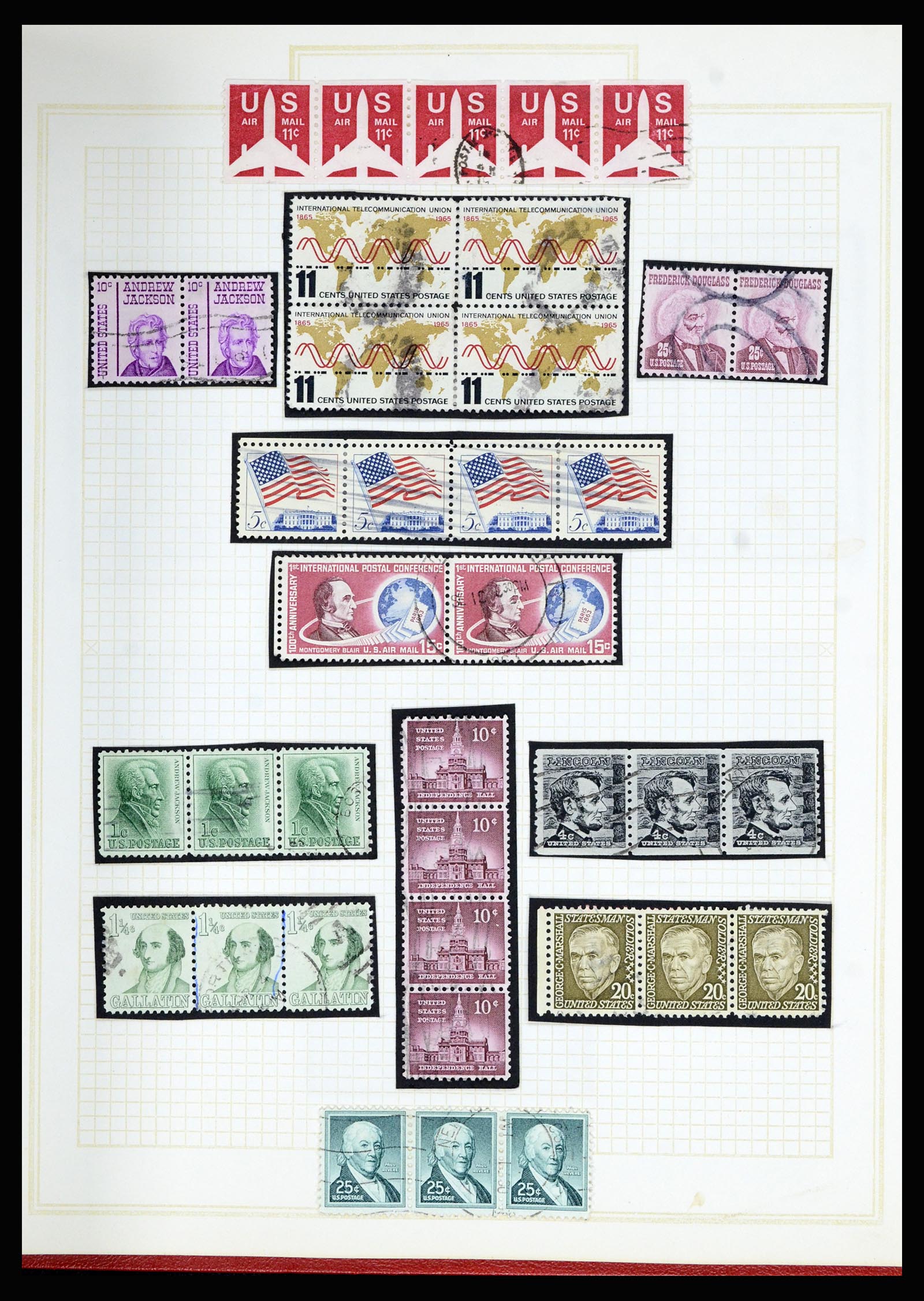 36866 043 - Stamp collection 36866 USA sorting lot.