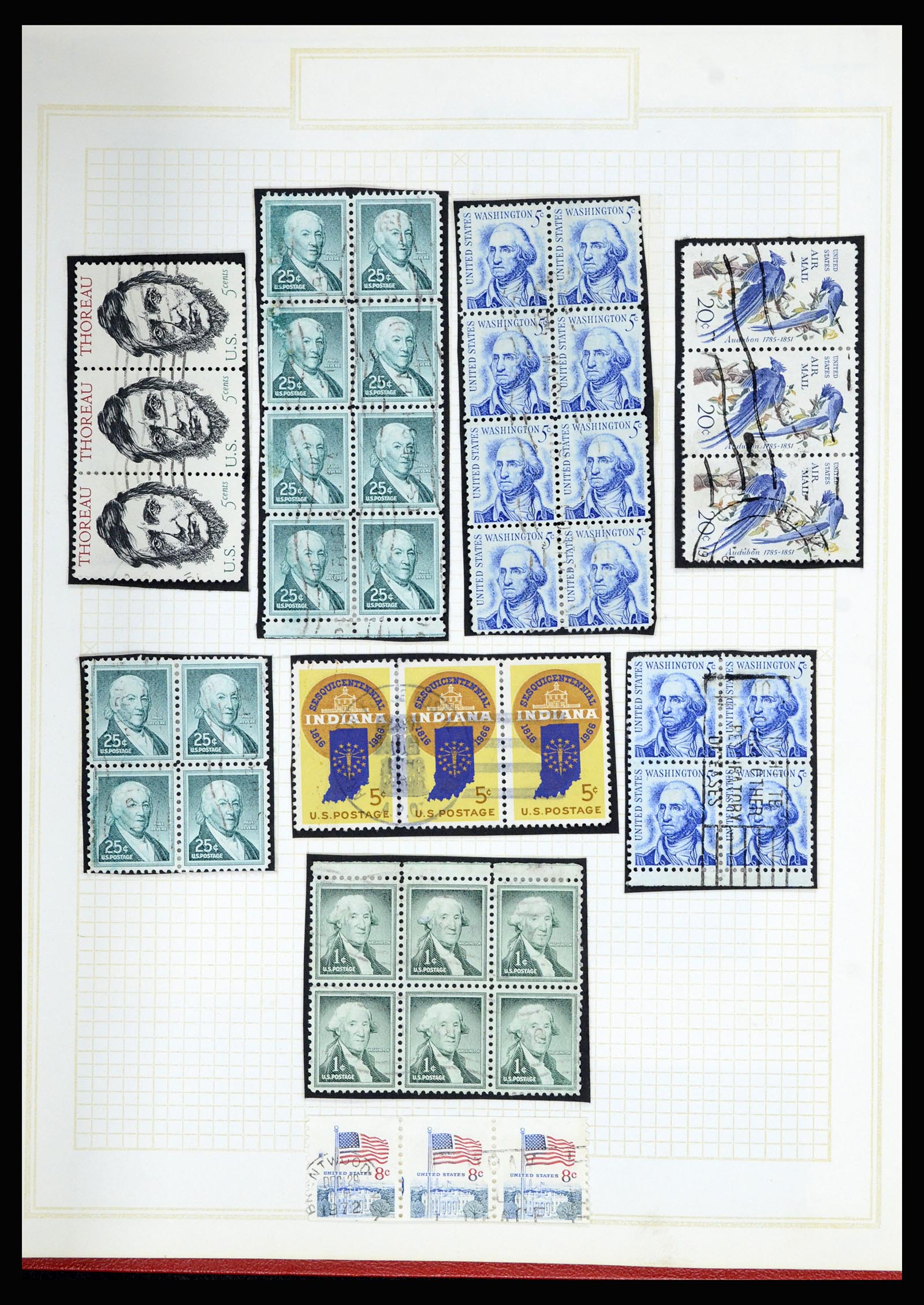36866 044 - Stamp collection 36866 USA sorting lot.