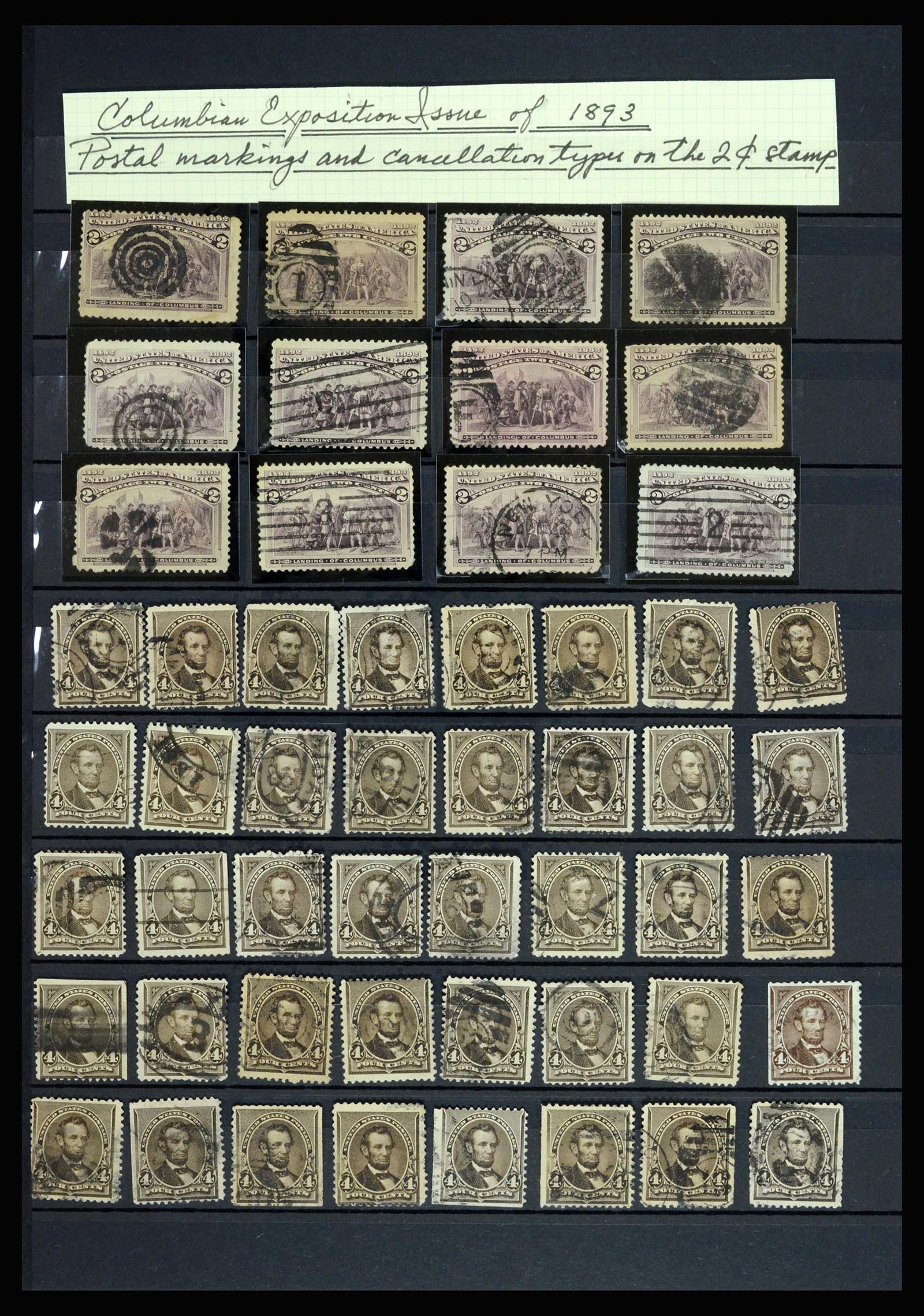 36866 052 - Stamp collection 36866 USA sorting lot.