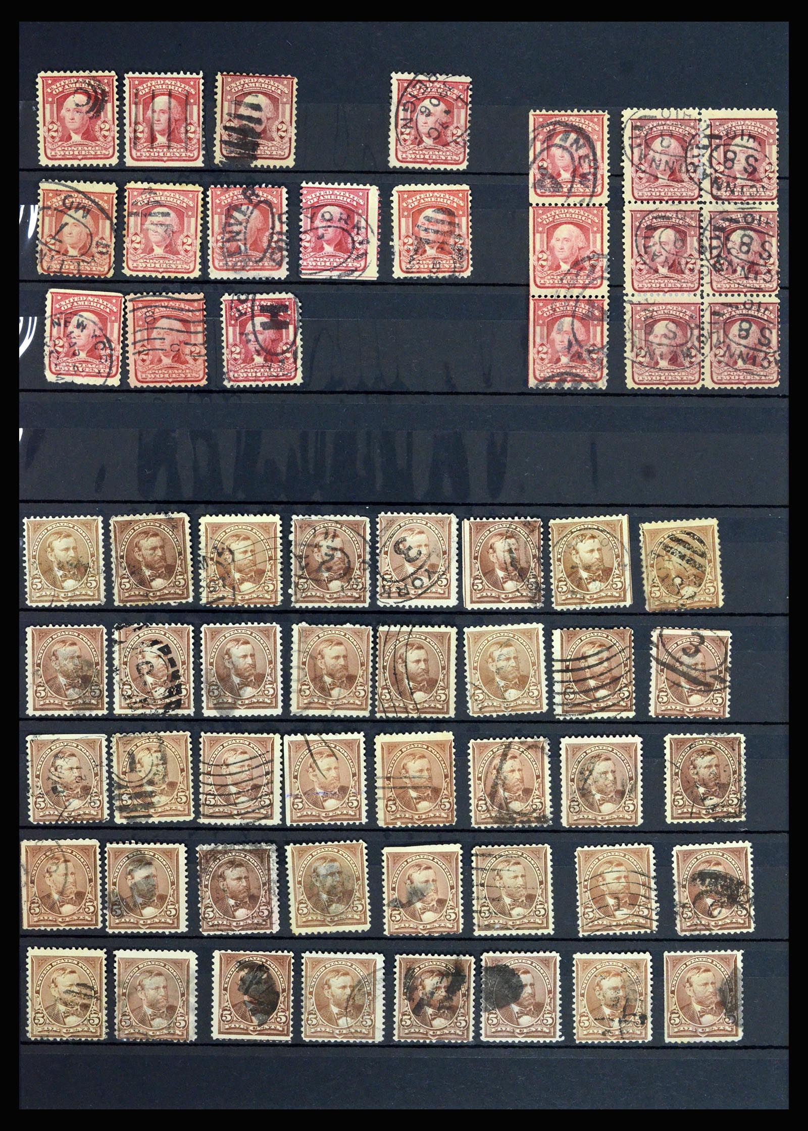 36866 054 - Stamp collection 36866 USA sorting lot.