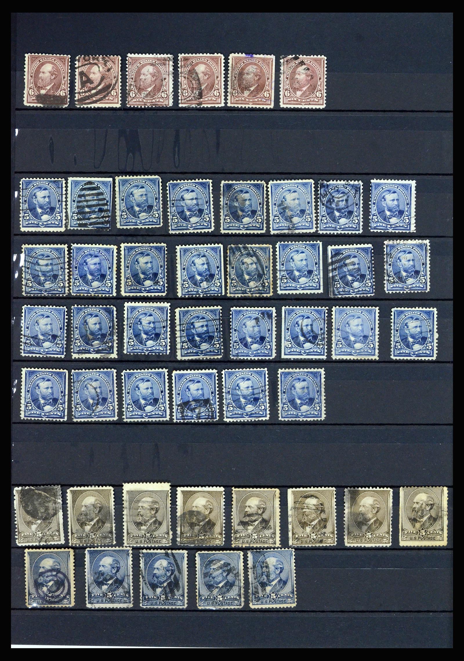 36866 056 - Stamp collection 36866 USA sorting lot.