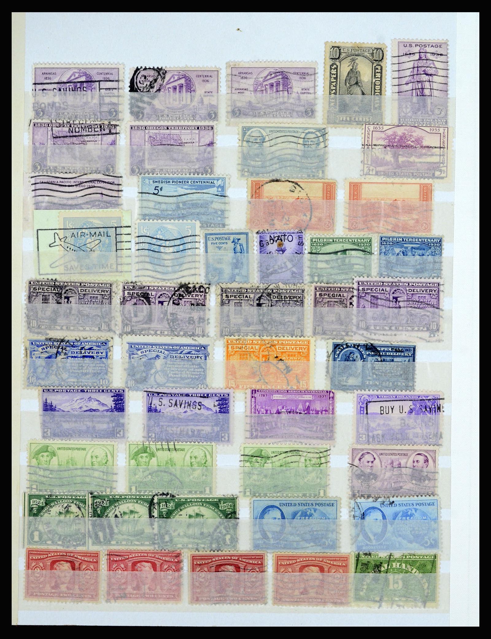 36866 090 - Stamp collection 36866 USA sorting lot.