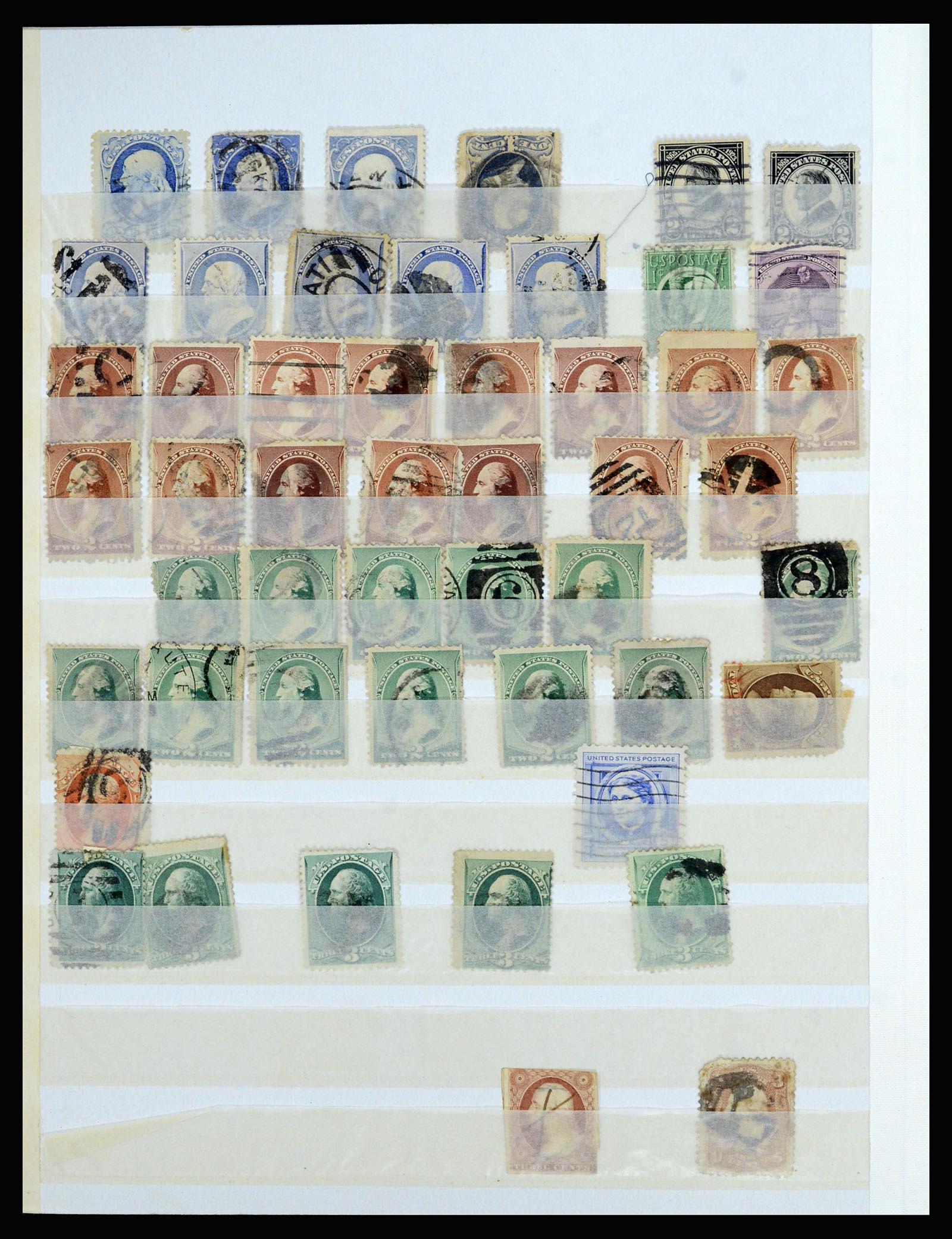 36866 092 - Stamp collection 36866 USA sorting lot.