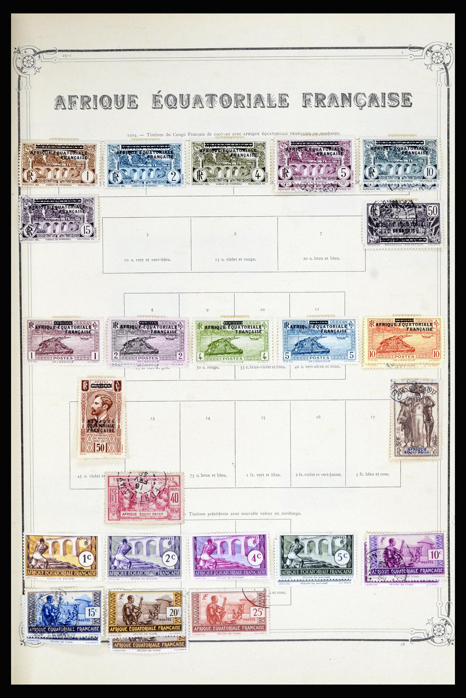36867 012 - Postzegelverzameling 36867 Afrika landen A-M 1860-1960.