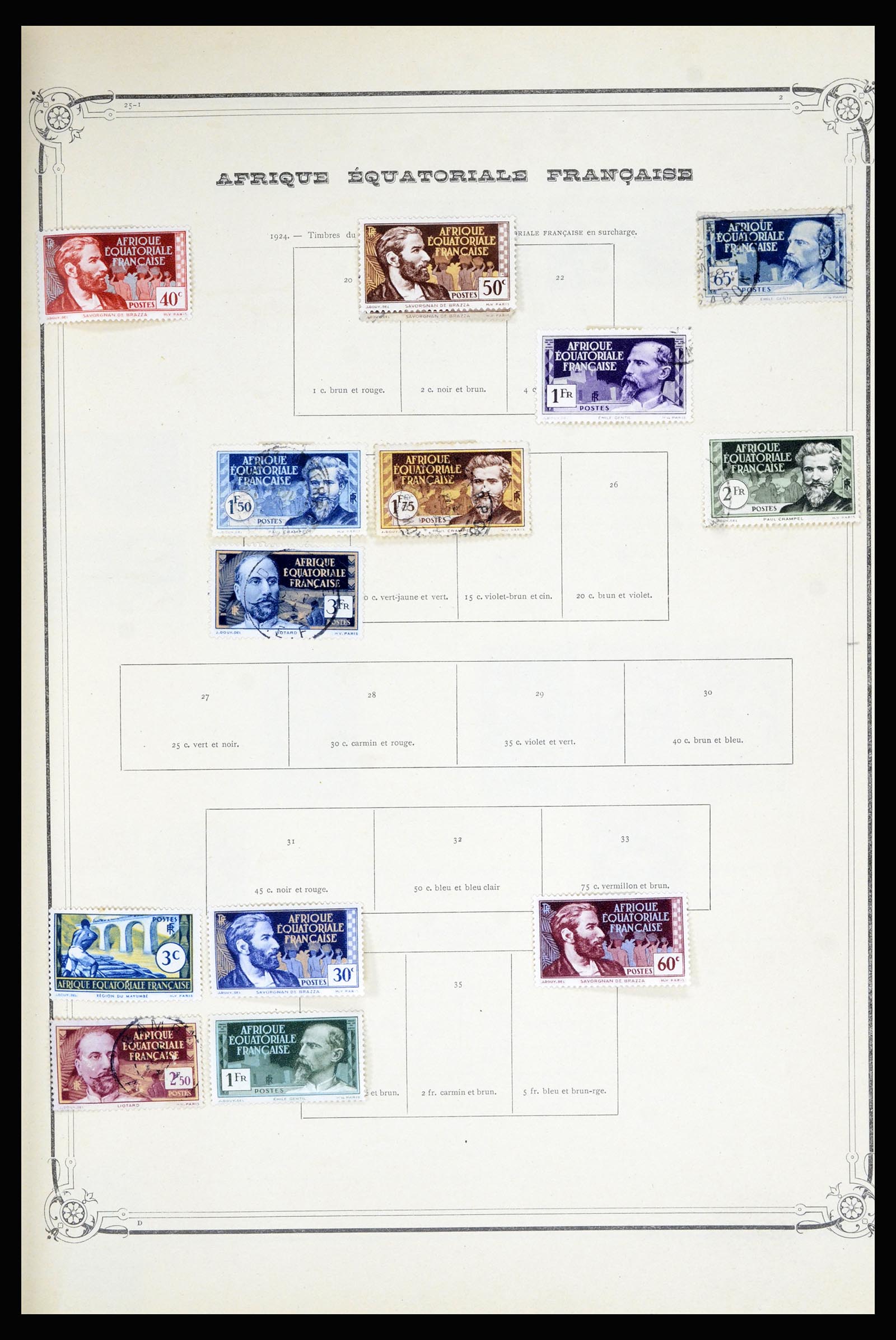 36867 013 - Postzegelverzameling 36867 Afrika landen A-M 1860-1960.
