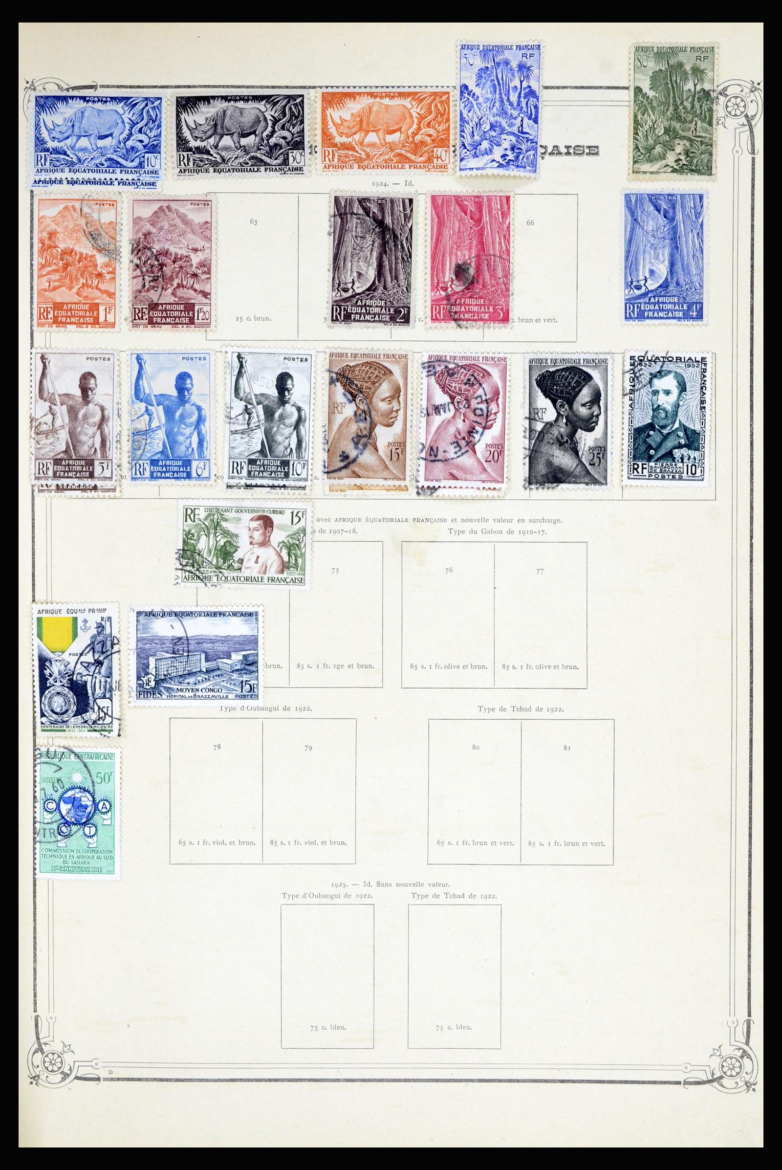 36867 015 - Postzegelverzameling 36867 Afrika landen A-M 1860-1960.