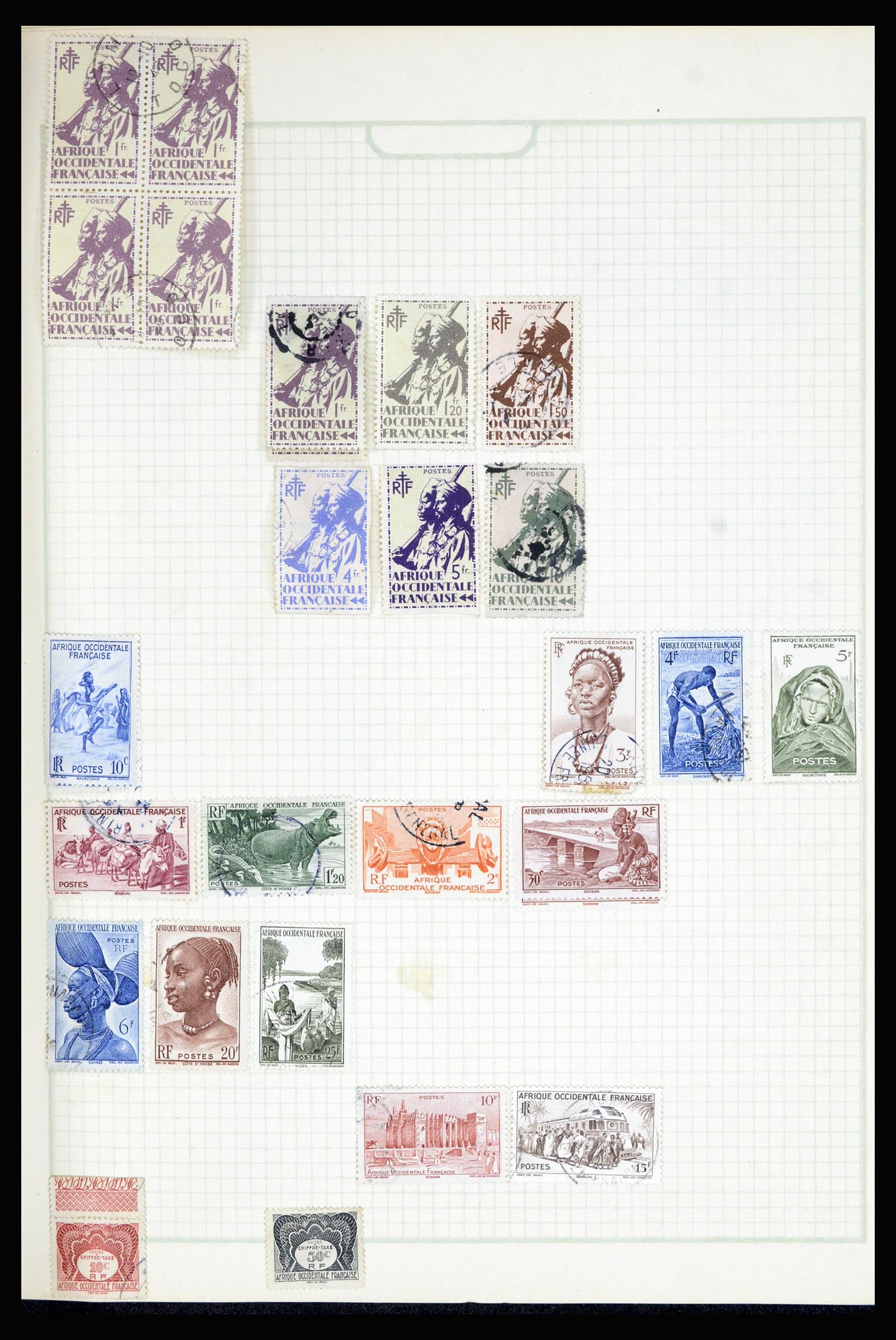 36867 018 - Postzegelverzameling 36867 Afrika landen A-M 1860-1960.
