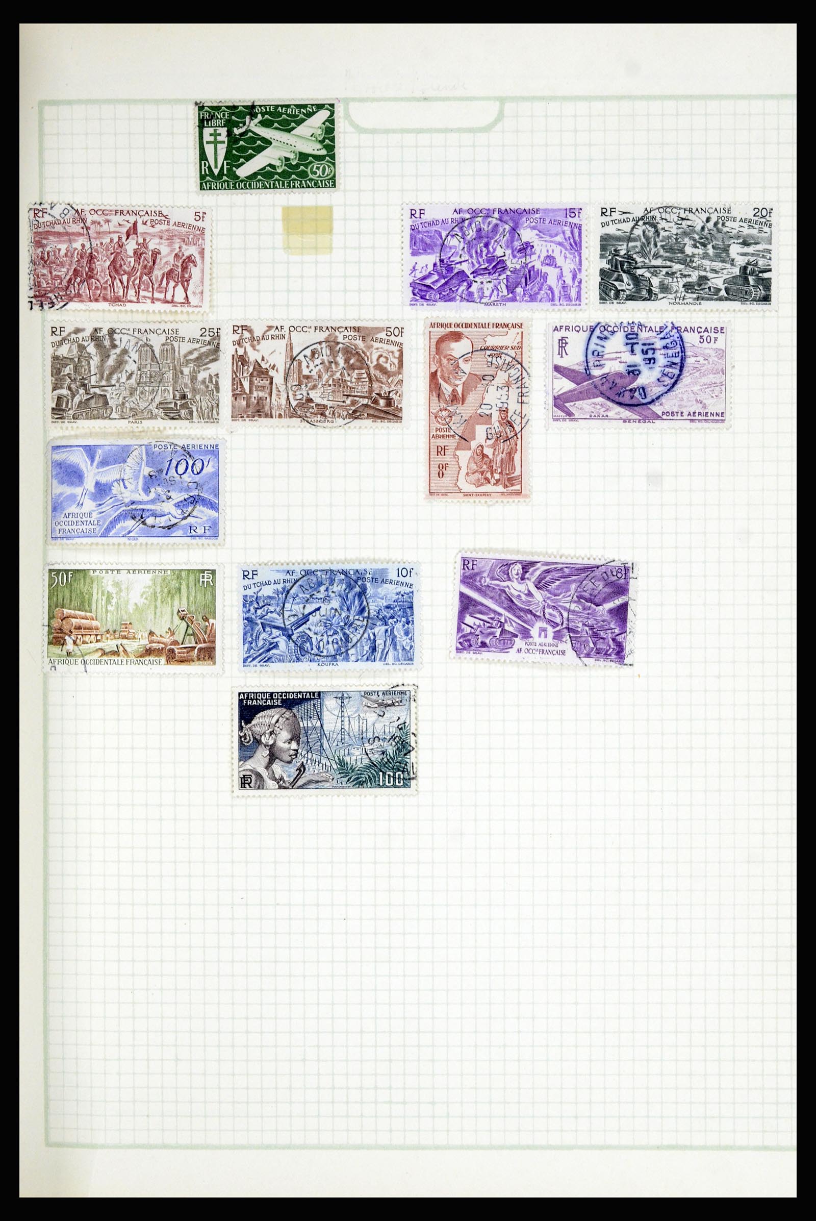 36867 020 - Postzegelverzameling 36867 Afrika landen A-M 1860-1960.