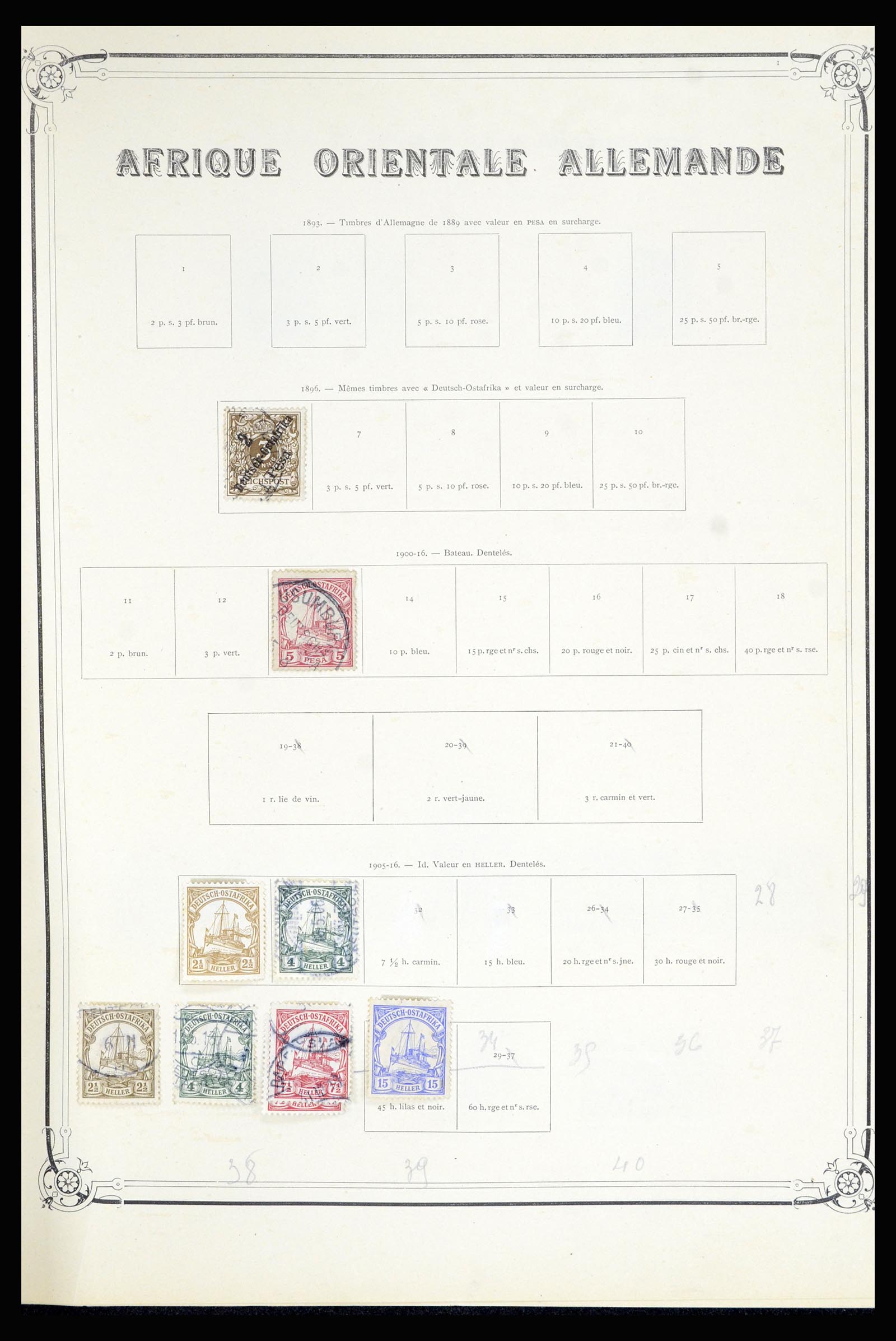 36867 021 - Postzegelverzameling 36867 Afrika landen A-M 1860-1960.