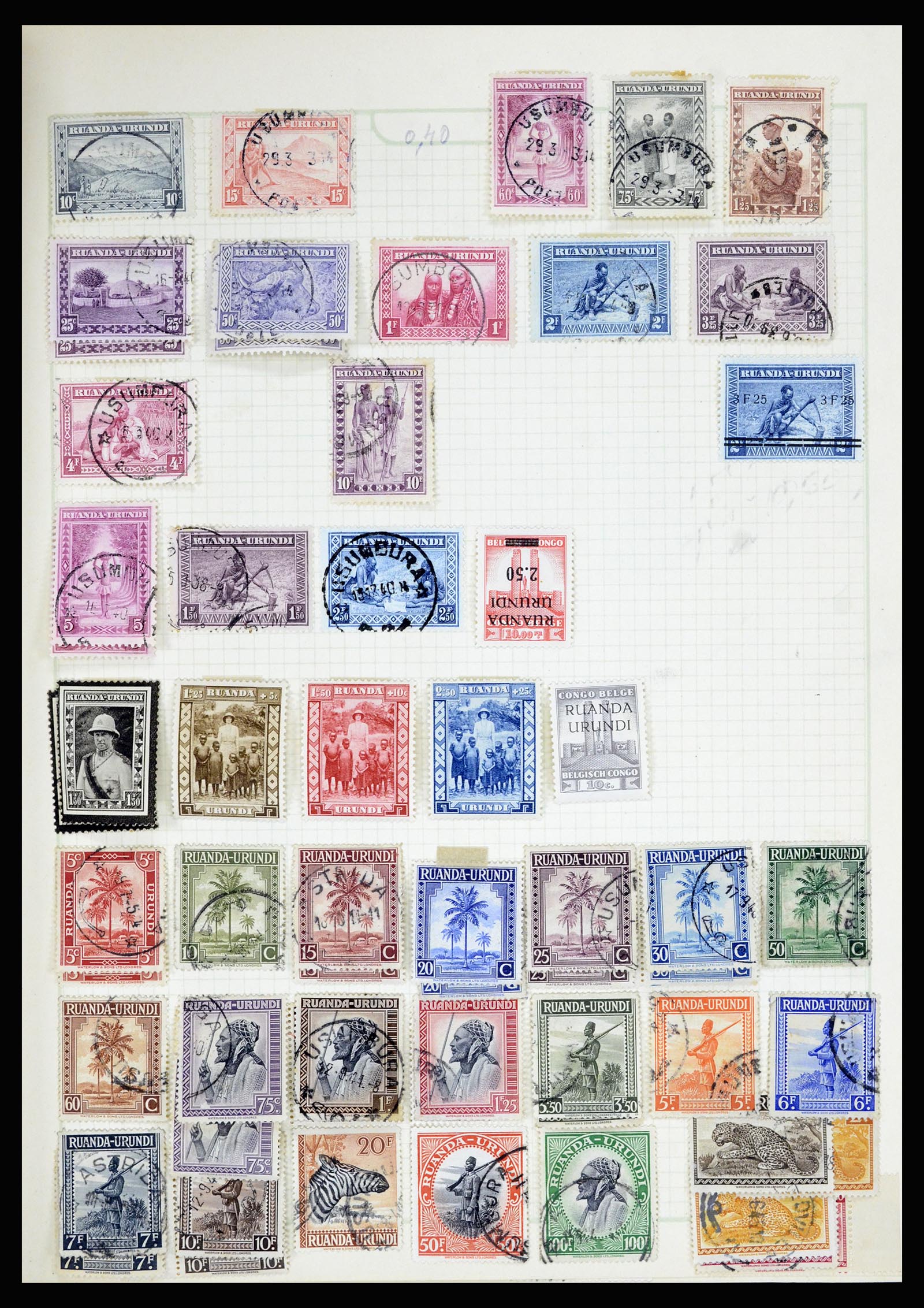 36867 026 - Postzegelverzameling 36867 Afrika landen A-M 1860-1960.