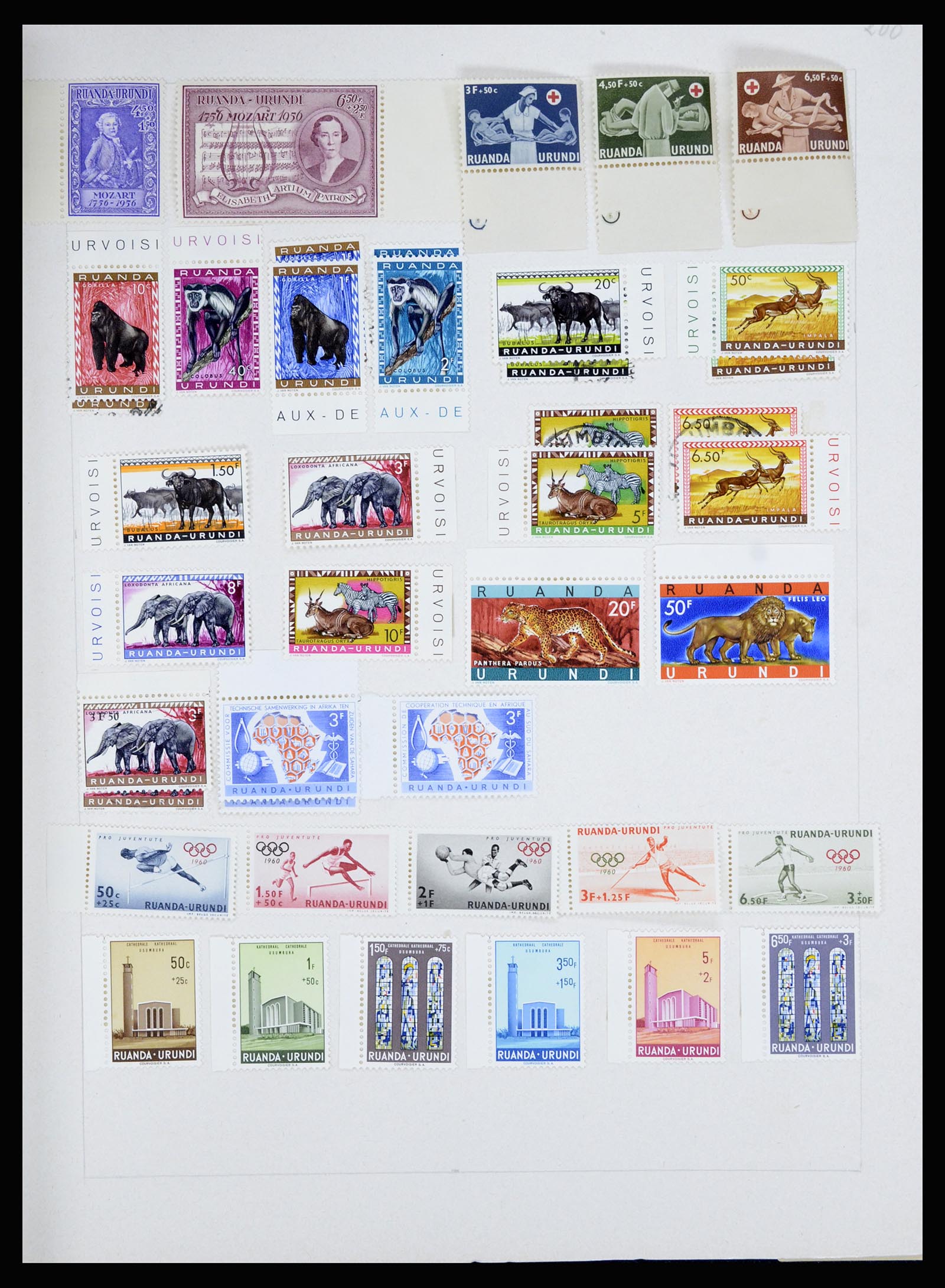 36867 028 - Postzegelverzameling 36867 Afrika landen A-M 1860-1960.