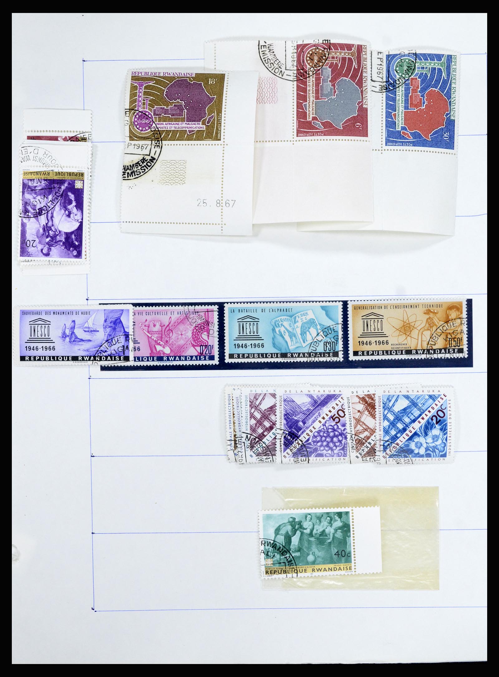 36867 031 - Postzegelverzameling 36867 Afrika landen A-M 1860-1960.