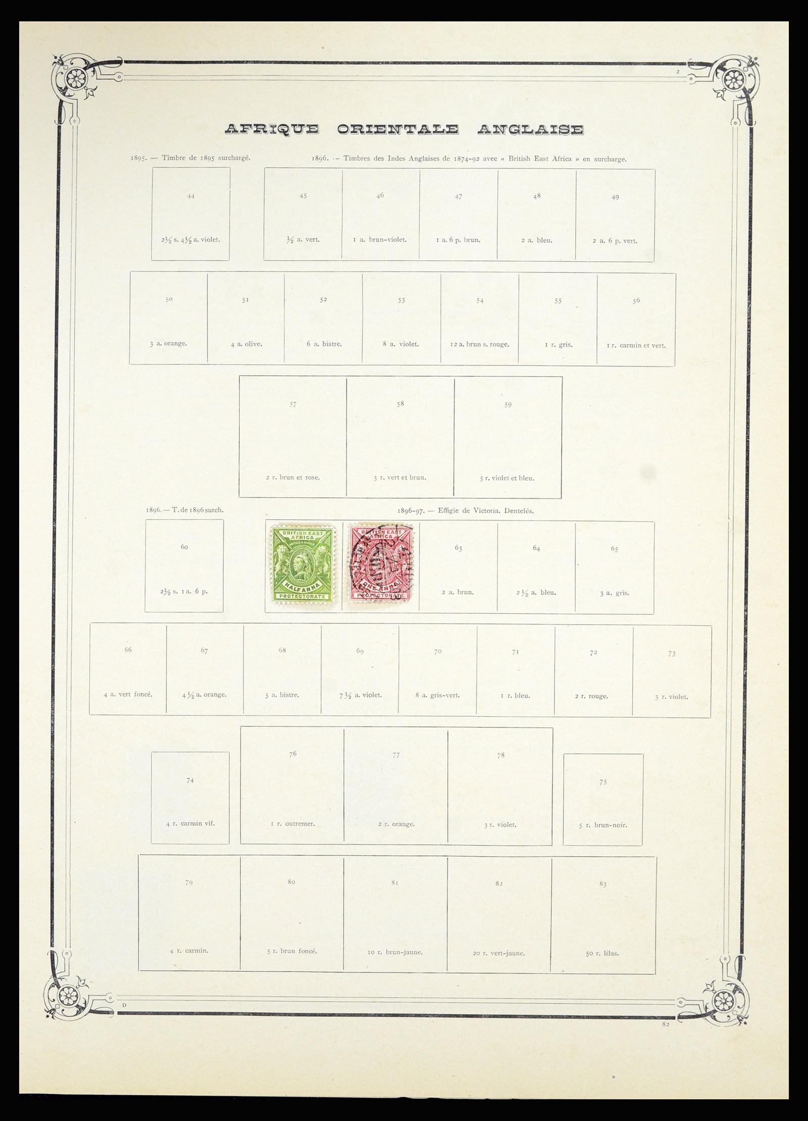 36867 043 - Postzegelverzameling 36867 Afrika landen A-M 1860-1960.