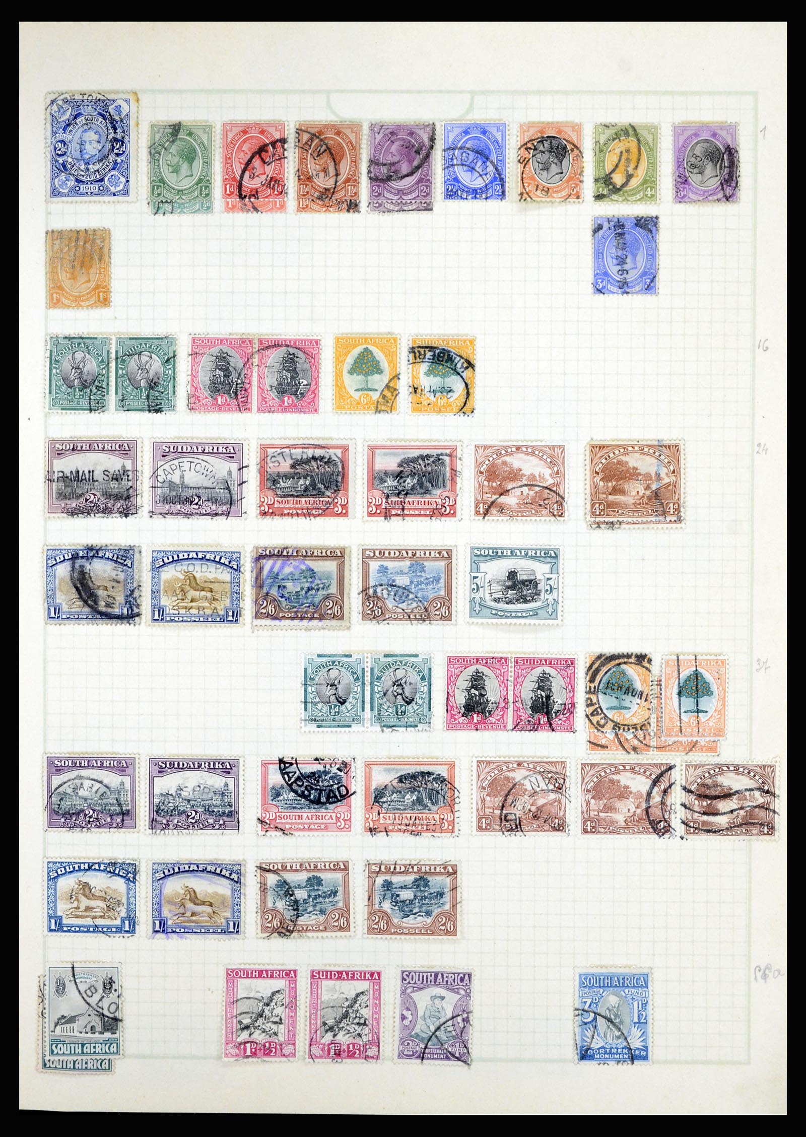 36867 052 - Postzegelverzameling 36867 Afrika landen A-M 1860-1960.