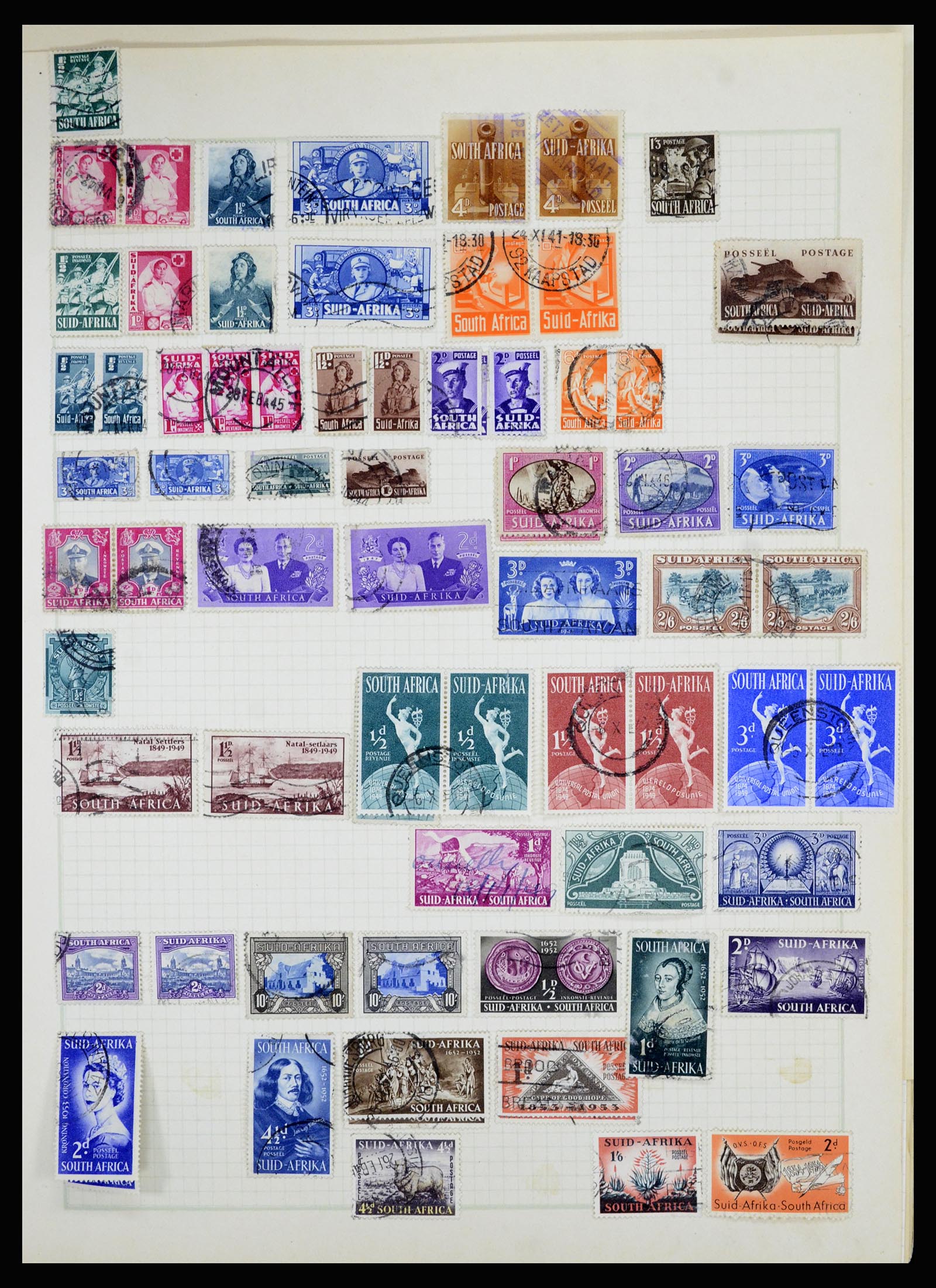 36867 054 - Postzegelverzameling 36867 Afrika landen A-M 1860-1960.