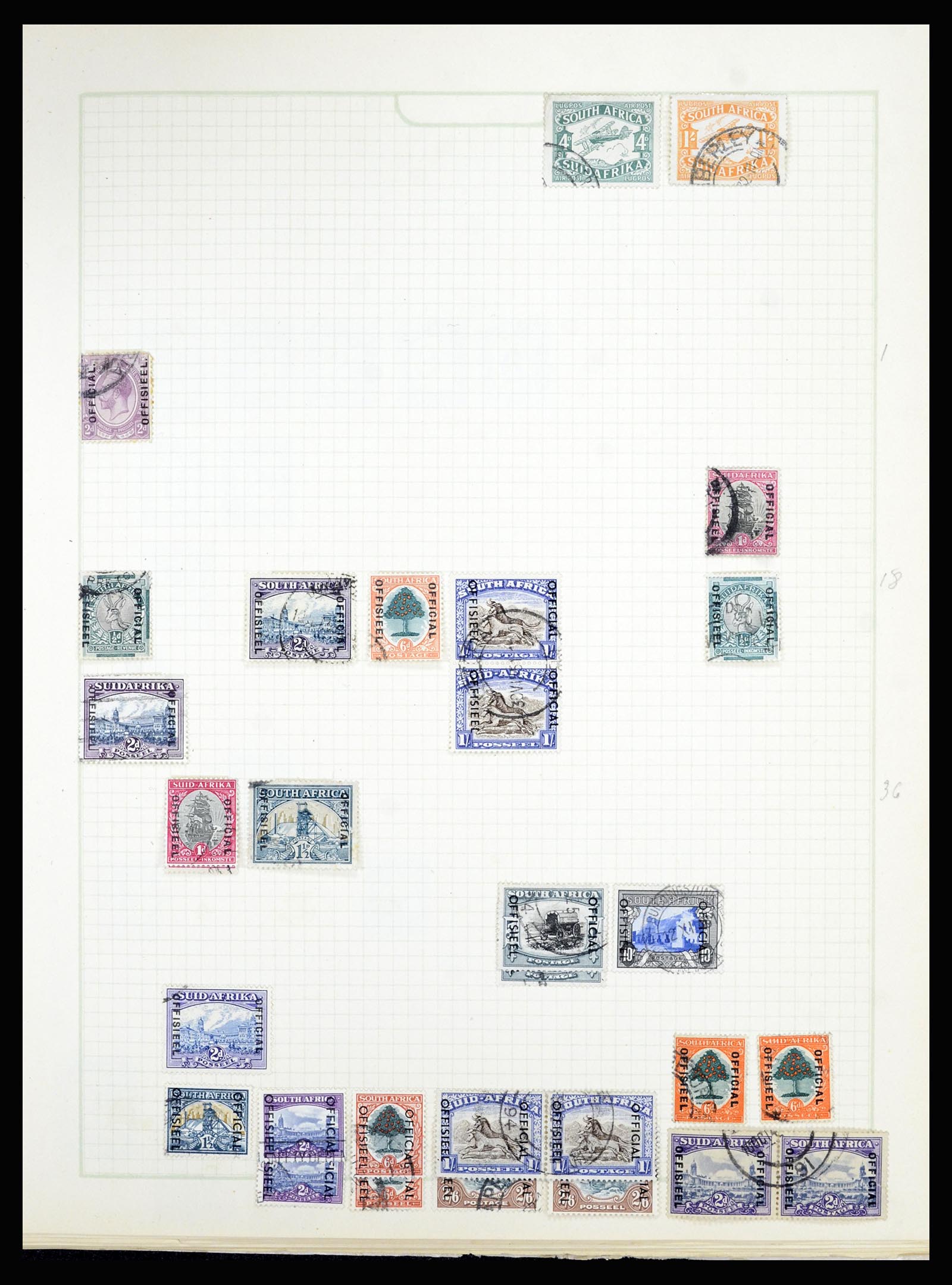 36867 057 - Postzegelverzameling 36867 Afrika landen A-M 1860-1960.