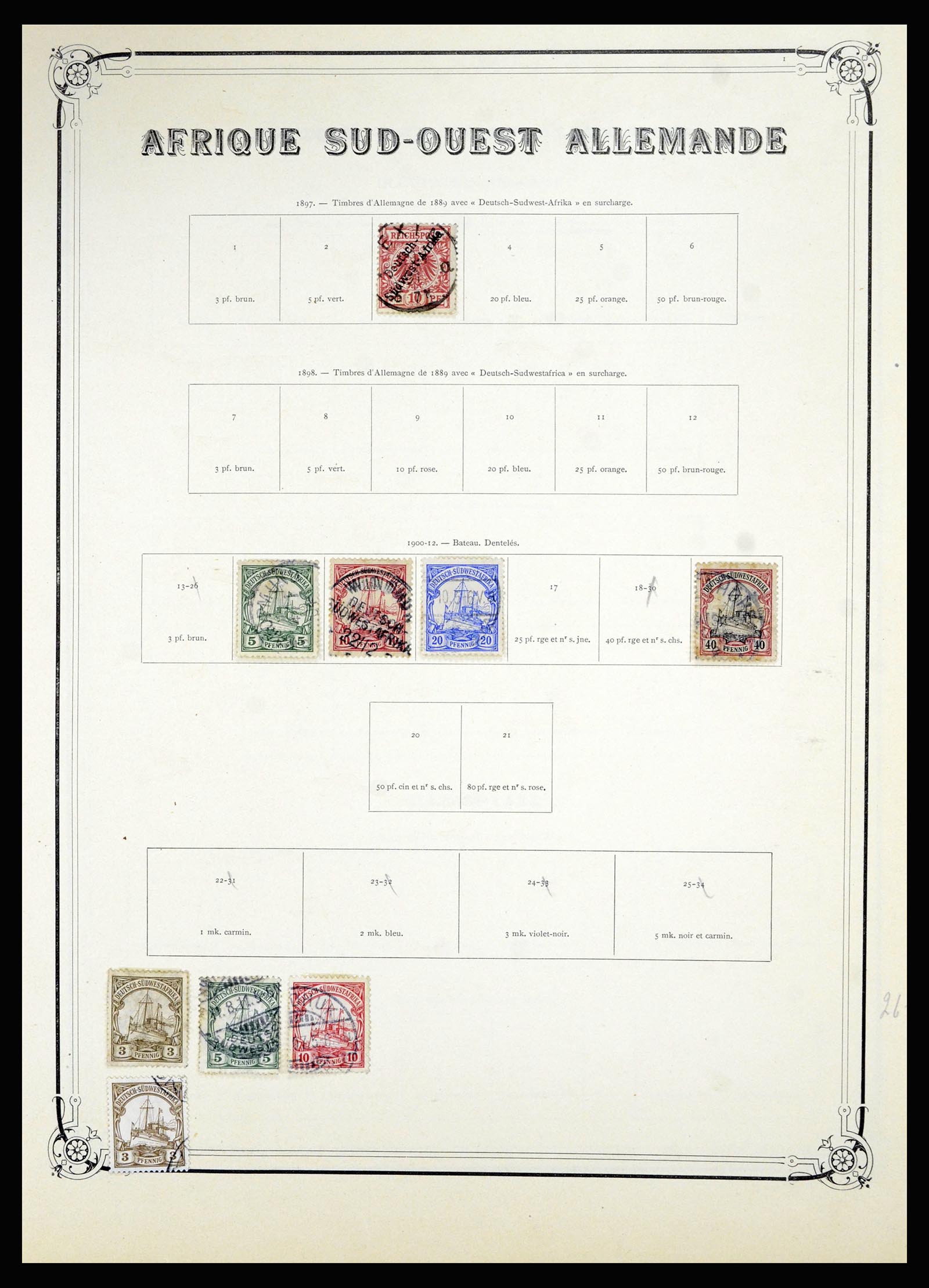 36867 059 - Postzegelverzameling 36867 Afrika landen A-M 1860-1960.