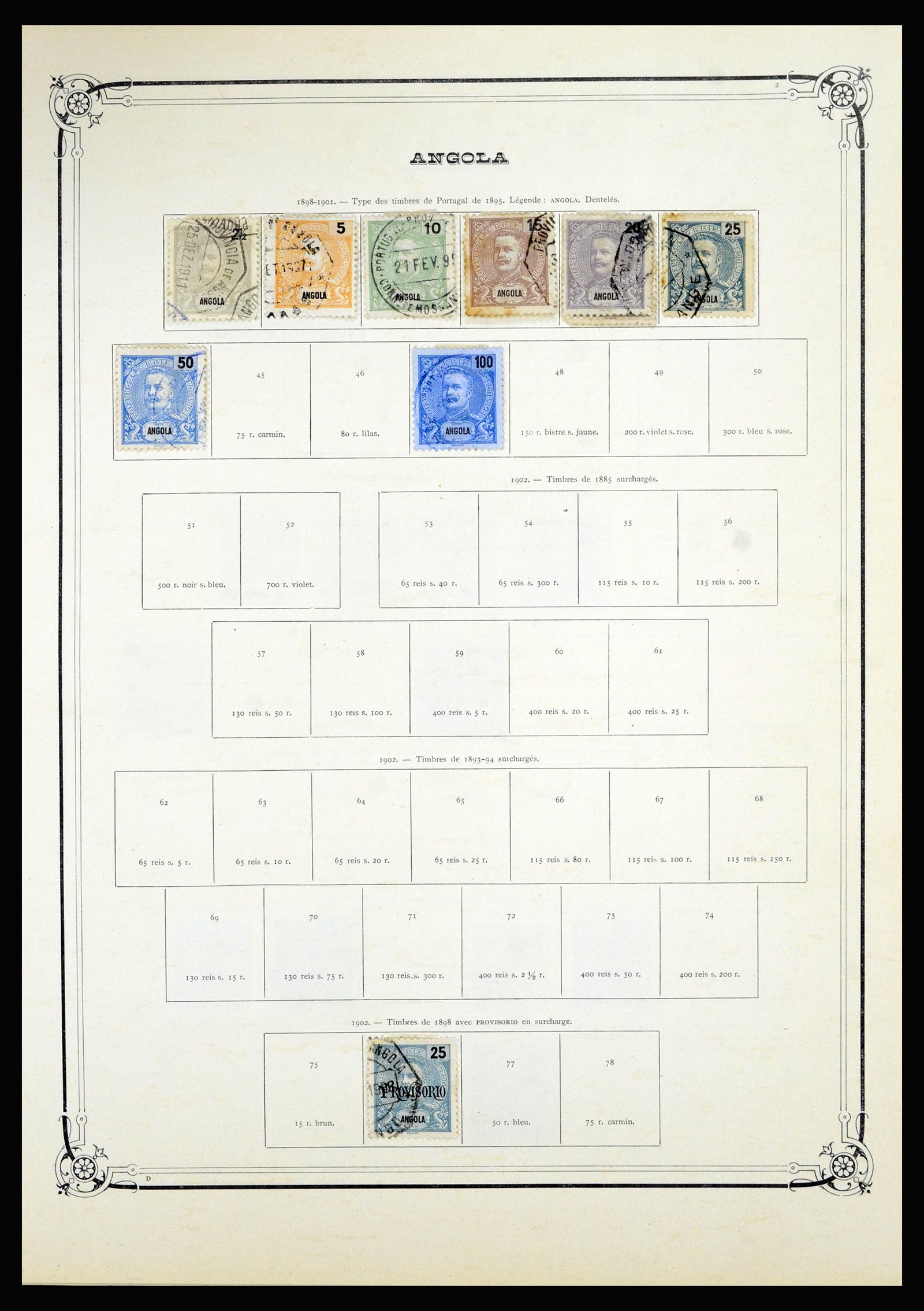 36867 078 - Postzegelverzameling 36867 Afrika landen A-M 1860-1960.