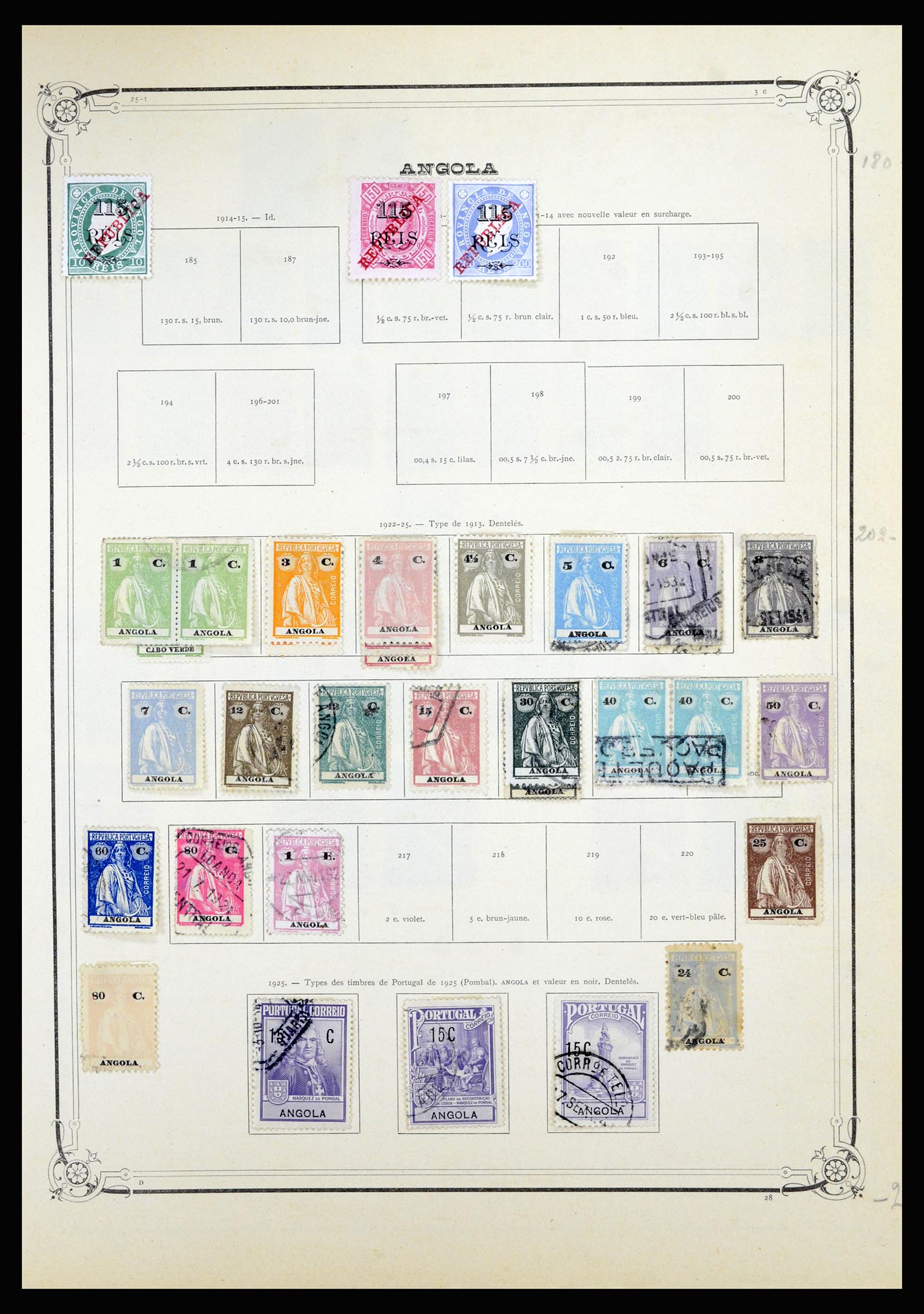 36867 081 - Postzegelverzameling 36867 Afrika landen A-M 1860-1960.