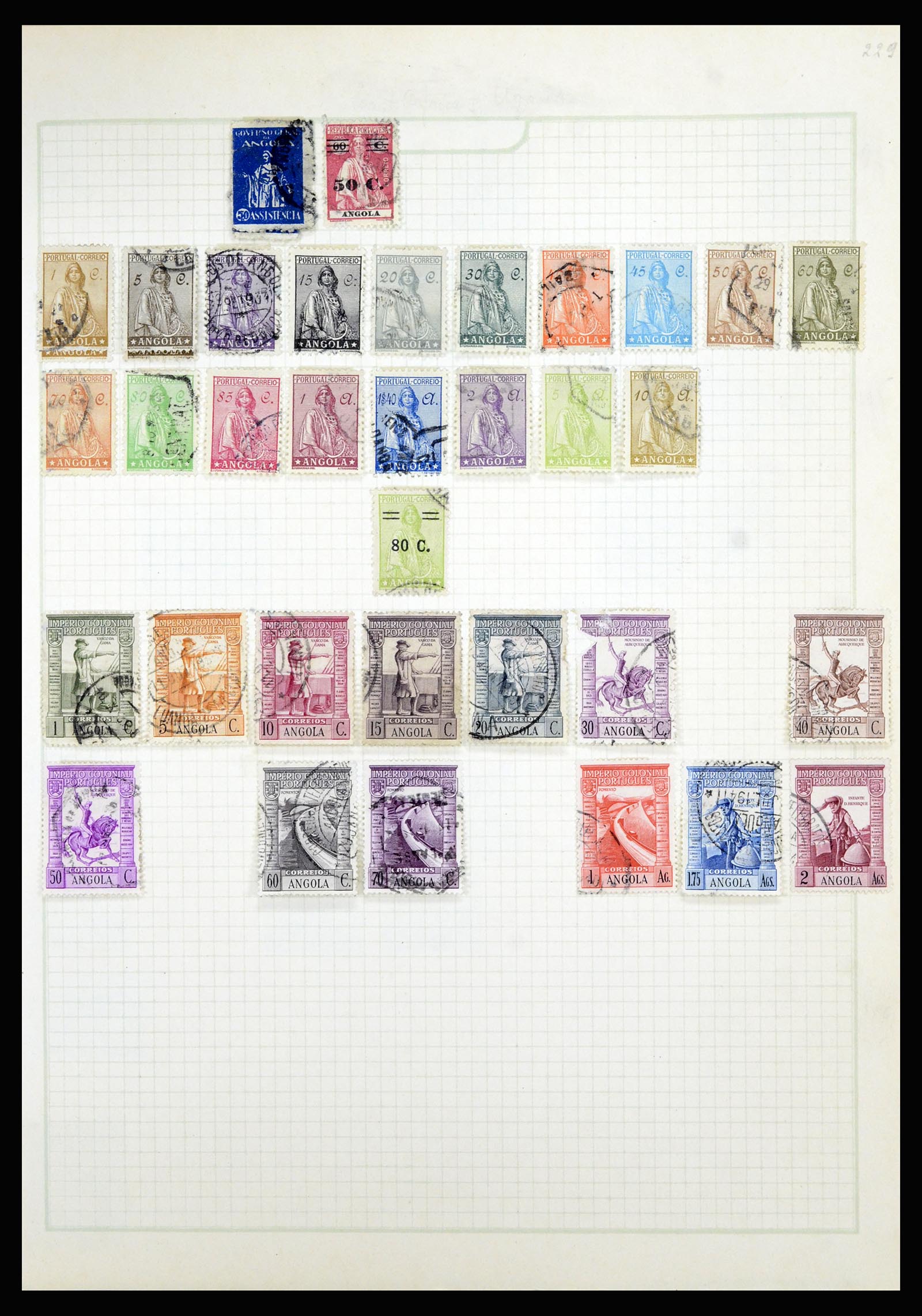 36867 082 - Postzegelverzameling 36867 Afrika landen A-M 1860-1960.