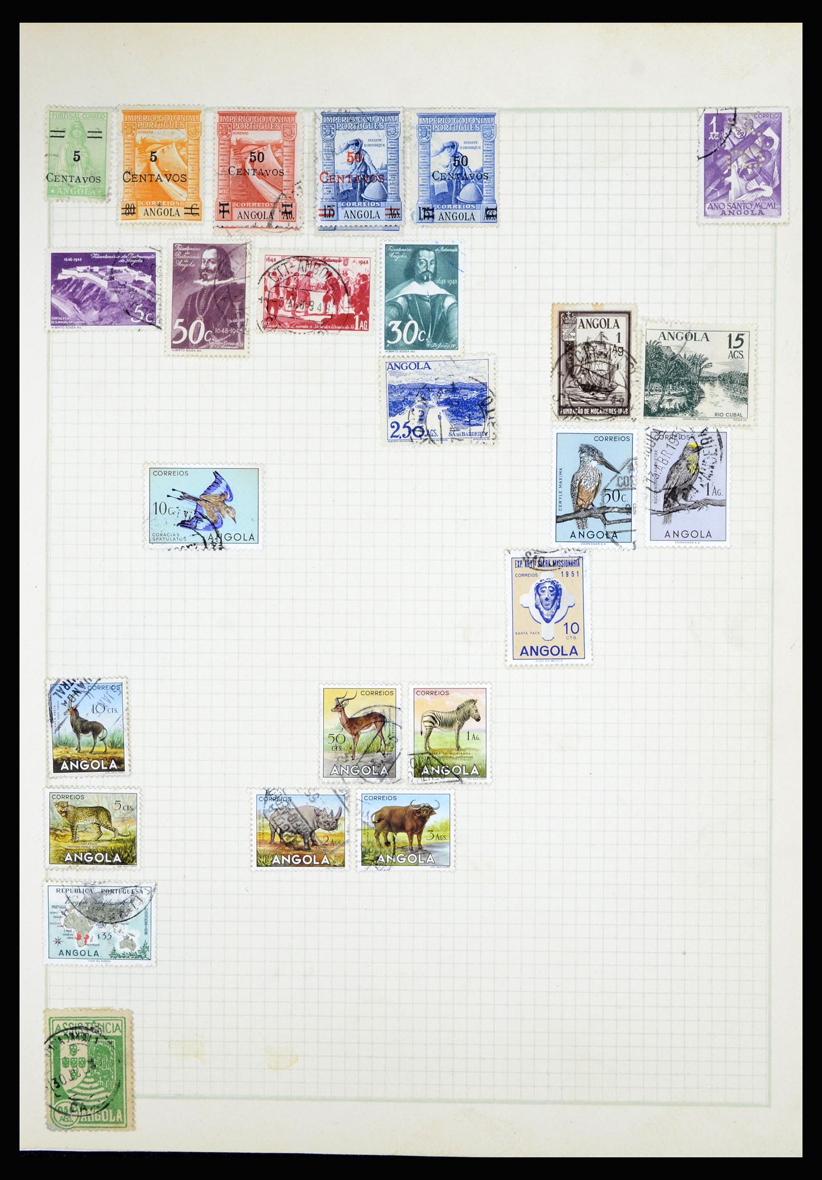 36867 083 - Postzegelverzameling 36867 Afrika landen A-M 1860-1960.