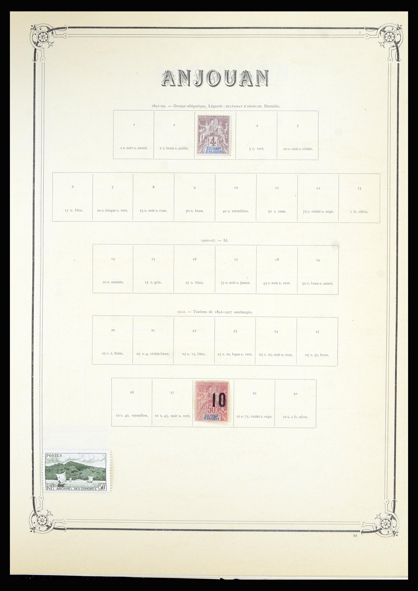 36867 088 - Postzegelverzameling 36867 Afrika landen A-M 1860-1960.