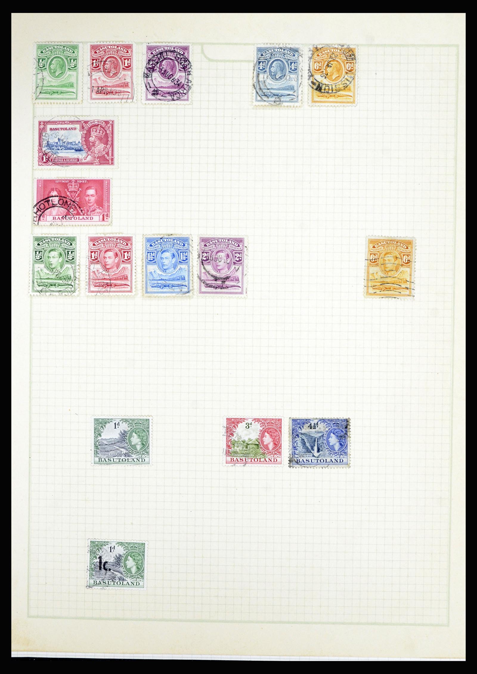 36867 090 - Postzegelverzameling 36867 Afrika landen A-M 1860-1960.