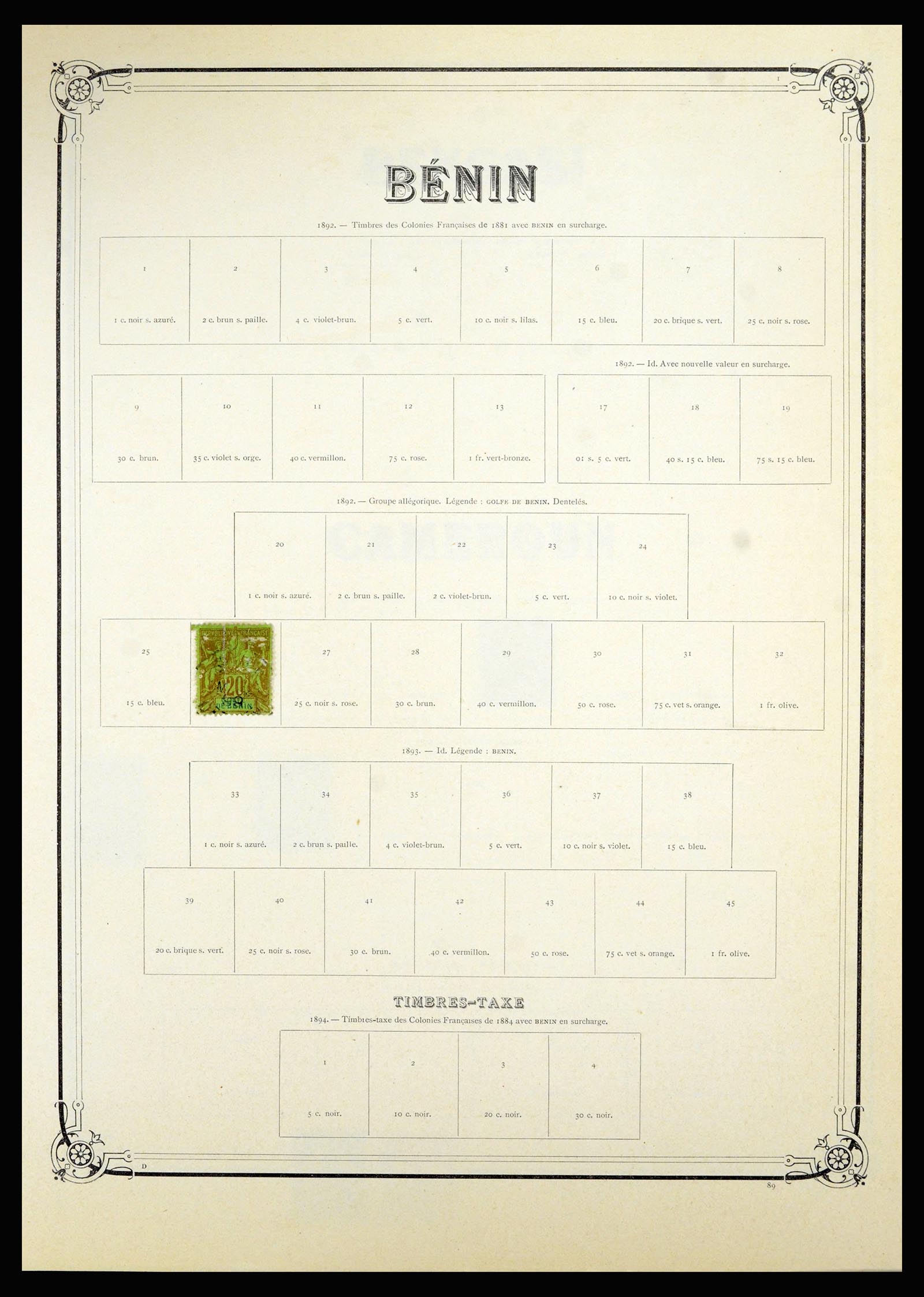 36867 096 - Postzegelverzameling 36867 Afrika landen A-M 1860-1960.