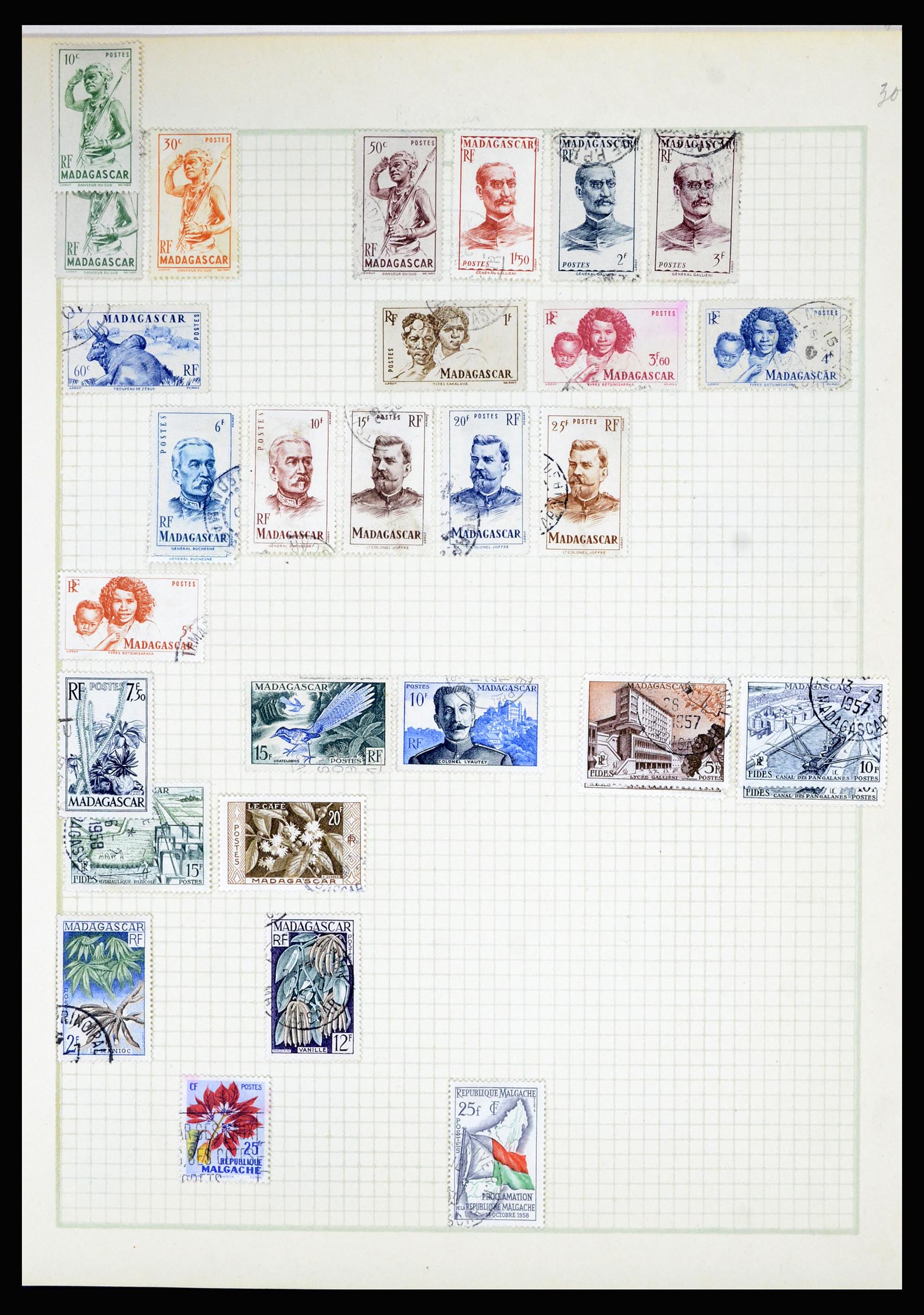 36867 304 - Postzegelverzameling 36867 Afrika landen A-M 1860-1960.