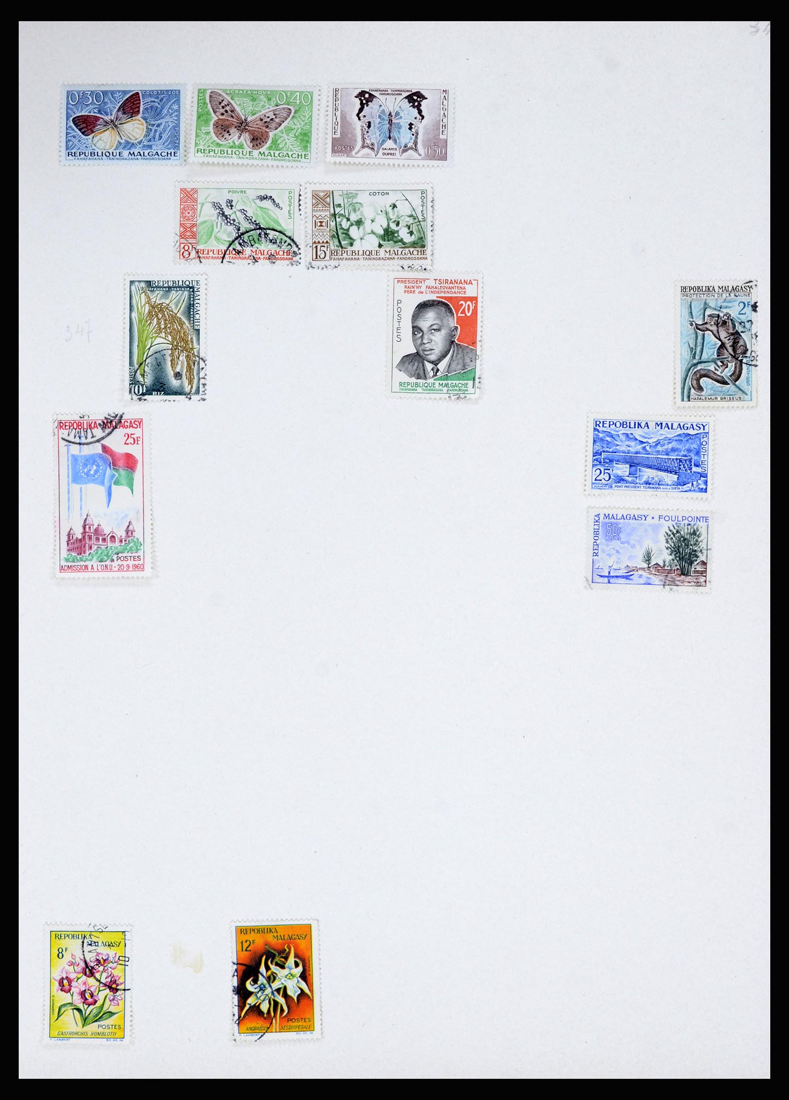36867 305 - Postzegelverzameling 36867 Afrika landen A-M 1860-1960.