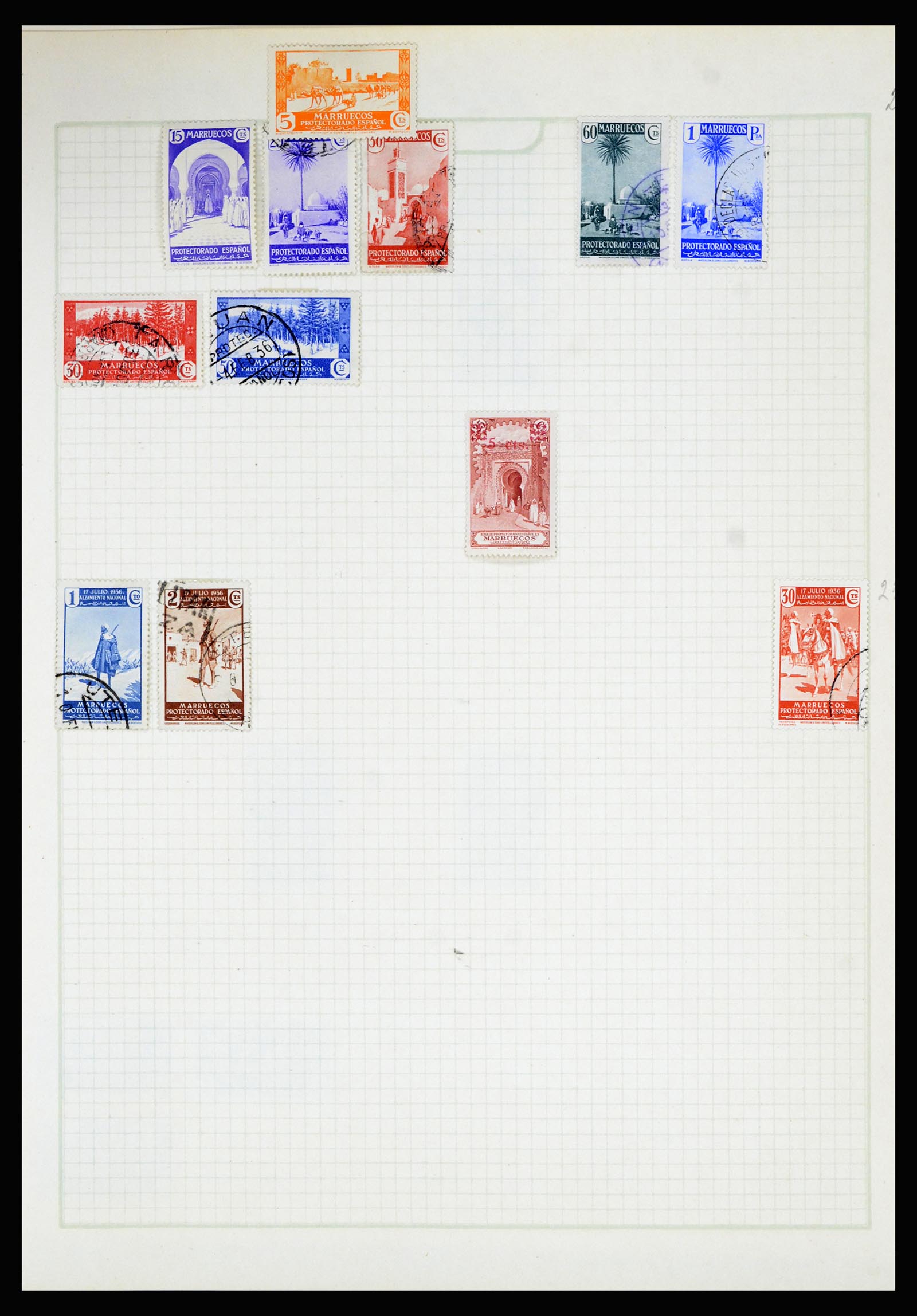 36867 325 - Postzegelverzameling 36867 Afrika landen A-M 1860-1960.