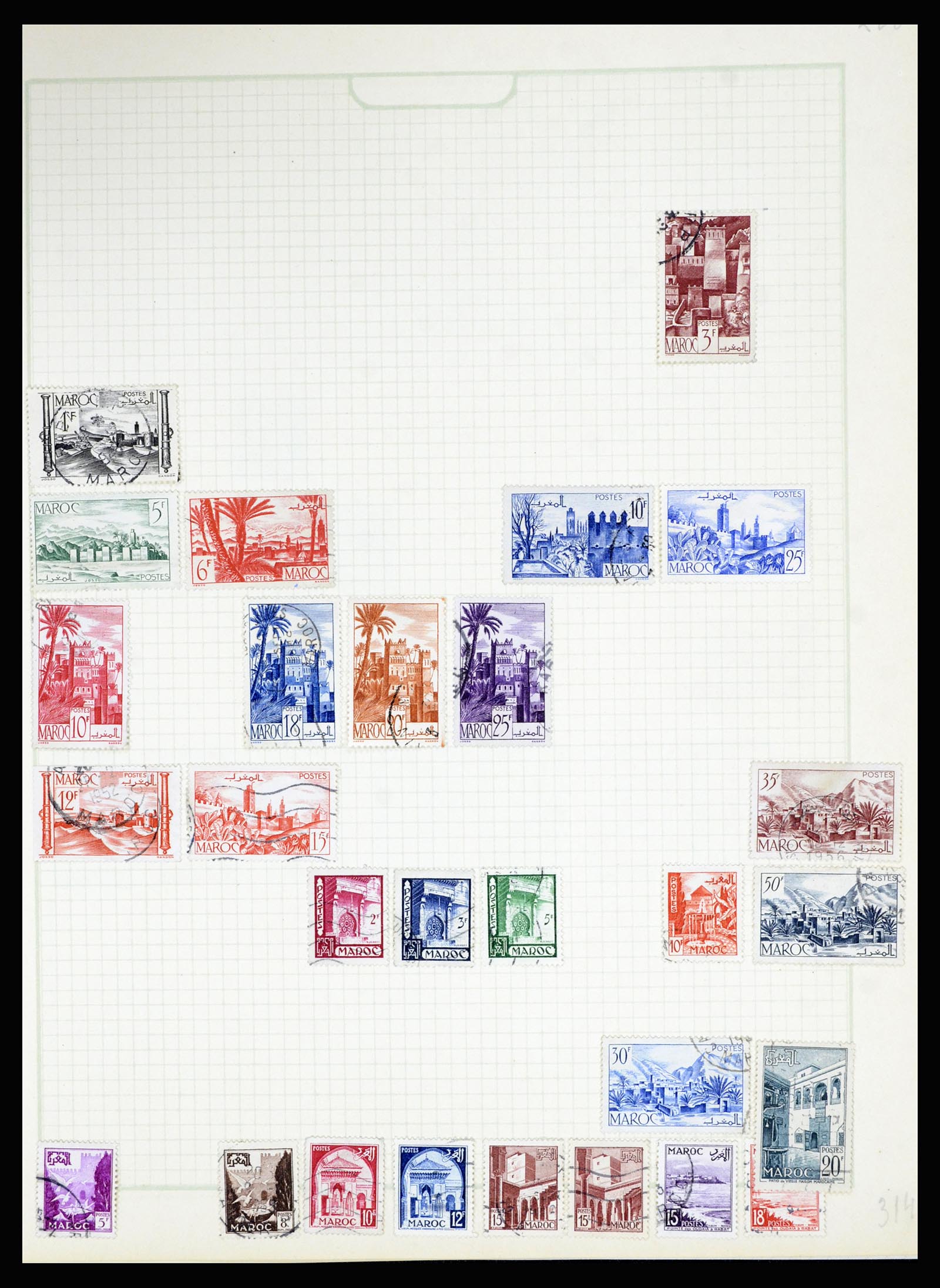 36867 335 - Postzegelverzameling 36867 Afrika landen A-M 1860-1960.