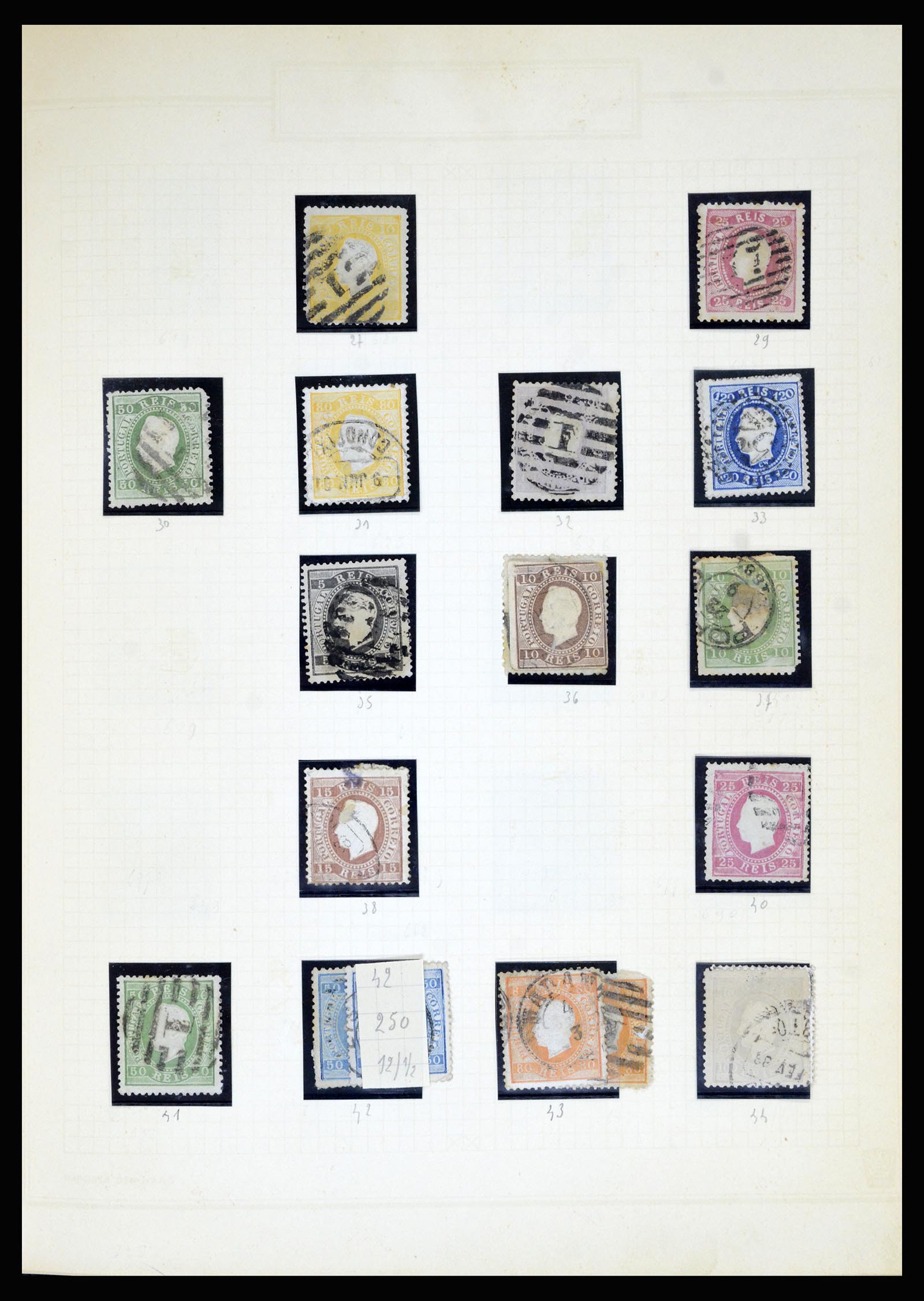 36869 002 - Postzegelverzameling 36869 Portugal 1853-1990.