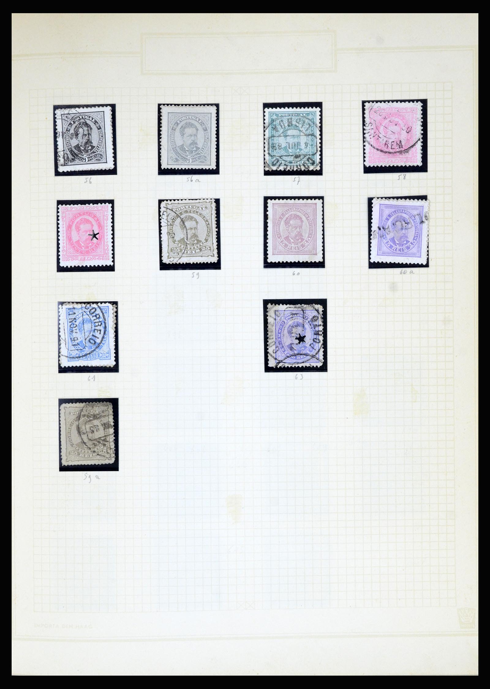 36869 004 - Postzegelverzameling 36869 Portugal 1853-1990.