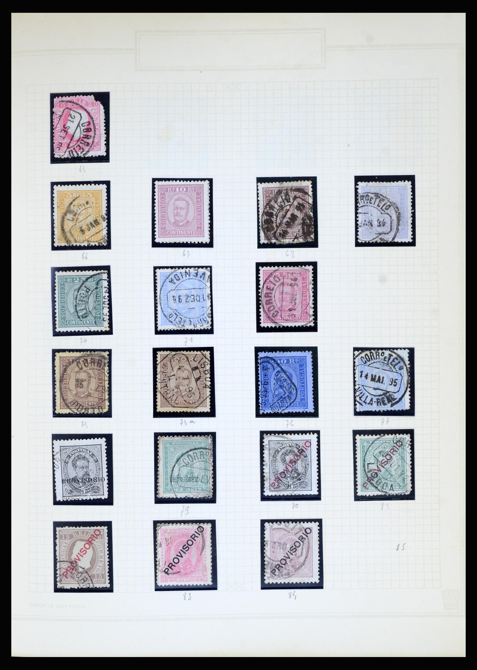 36869 005 - Postzegelverzameling 36869 Portugal 1853-1990.