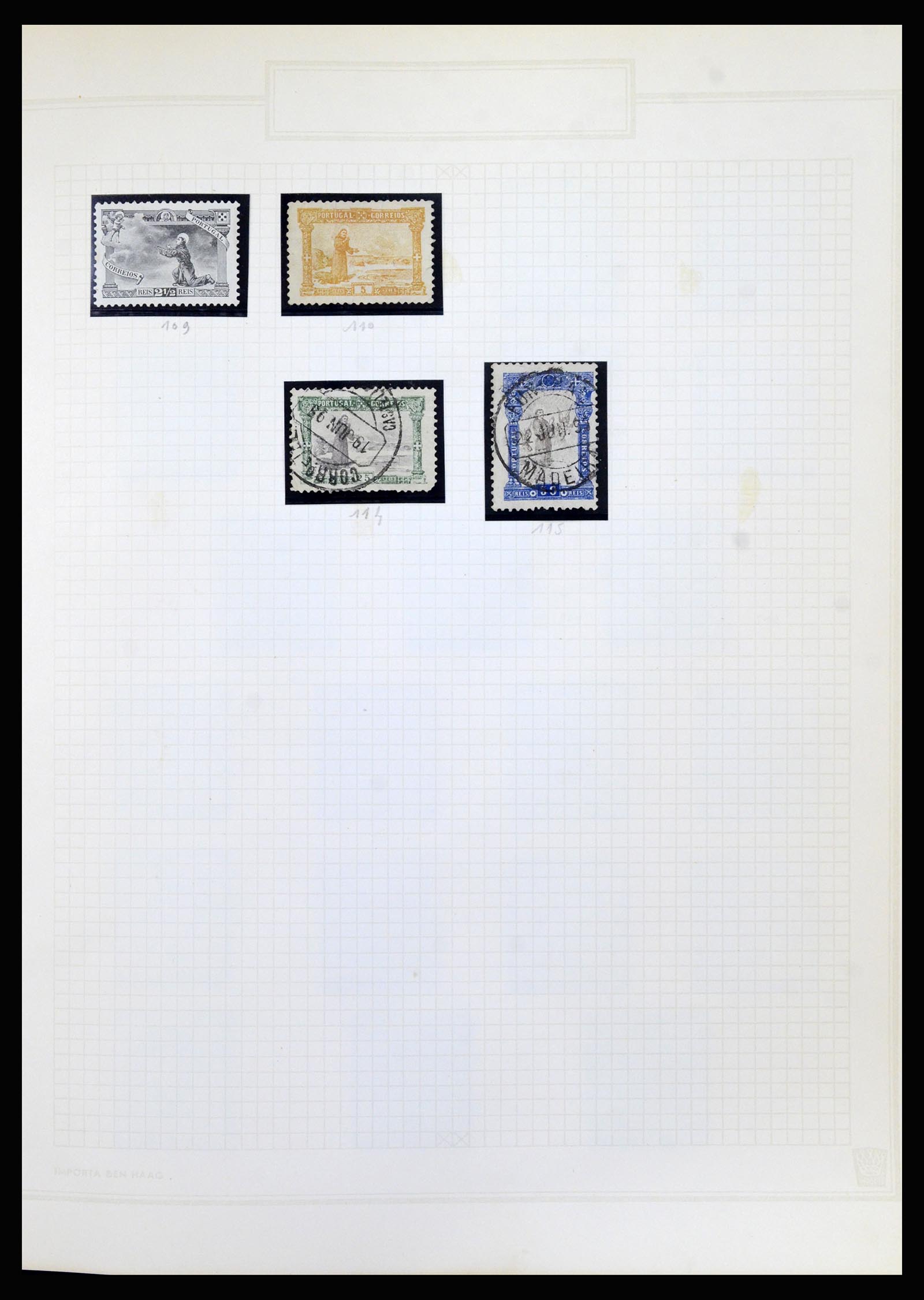 36869 008 - Postzegelverzameling 36869 Portugal 1853-1990.
