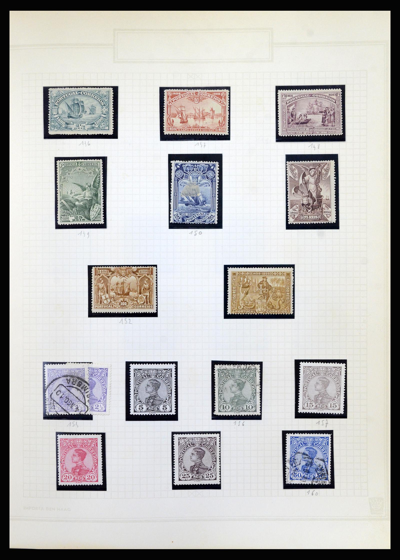 36869 010 - Postzegelverzameling 36869 Portugal 1853-1990.